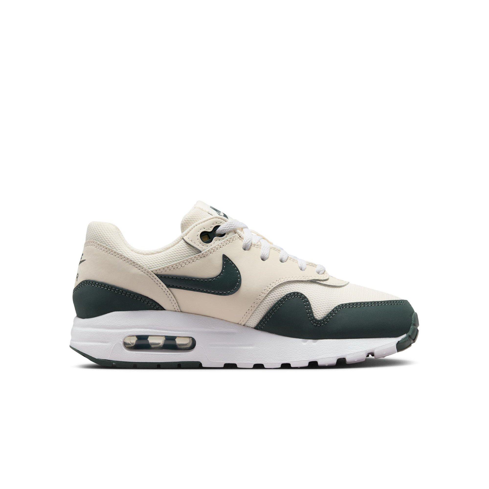 Nike Air Max 1 Grade School Boys' "Pale Ivory/Vintage Green/White/Bicoastal" Shoe
