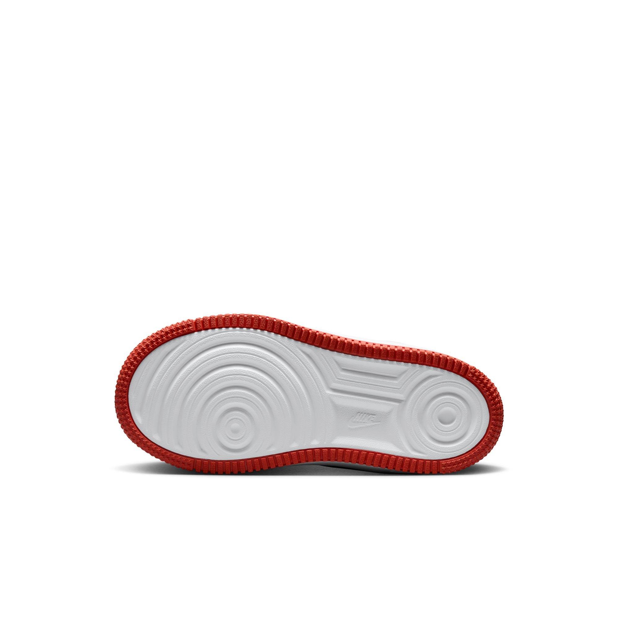 Nike Air Force 1 Low EasyOn Preschool Boys' "White/Dragon Red" Shoe