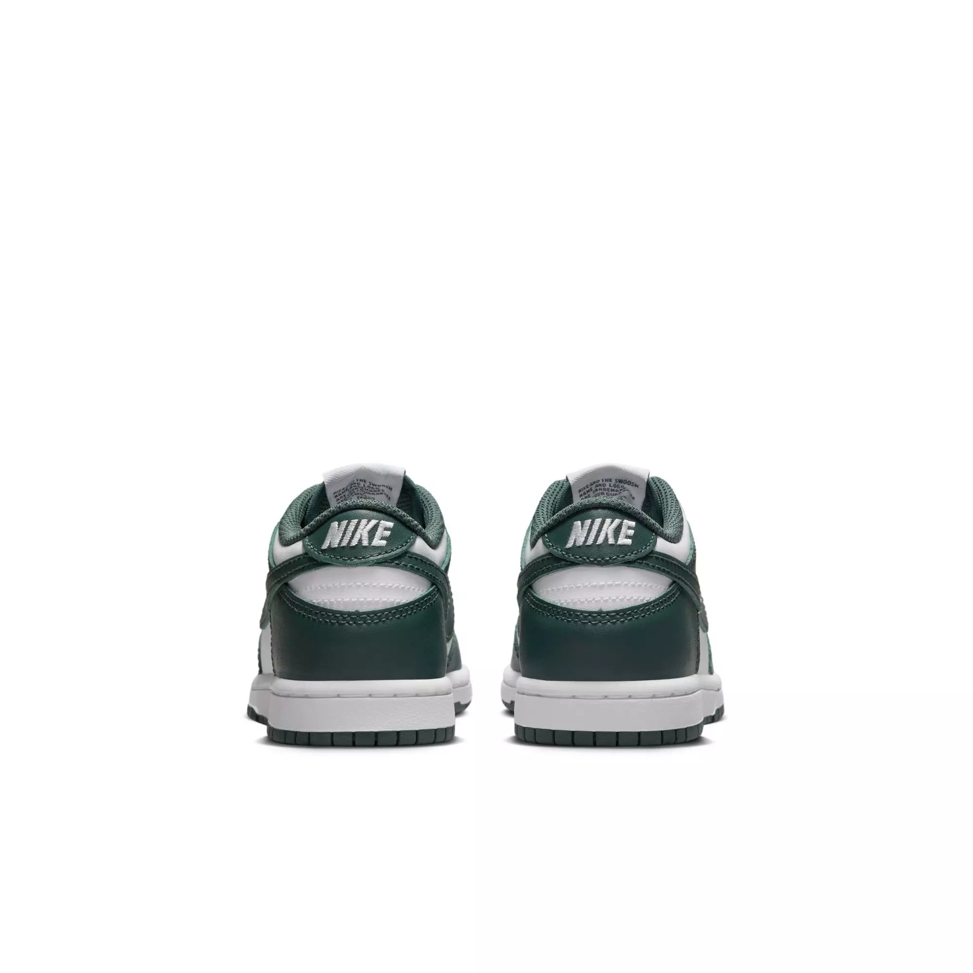 Nike Dunk Low "White/Vintage Green" Preschool Boys' Shoe - WHITE/GREEN