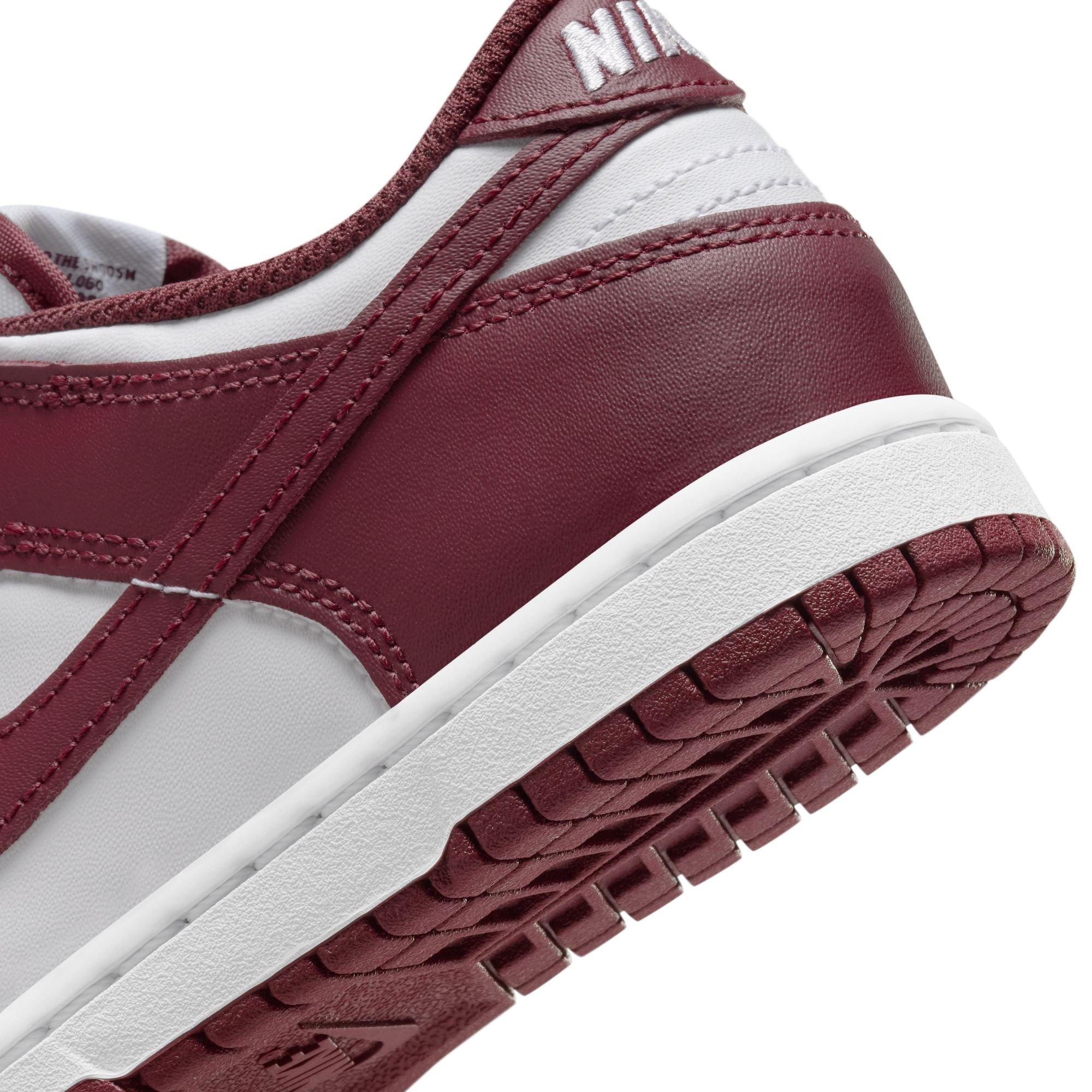 Nike Dunk Low Preschool Boys' "White/Redwood/Gym Red" Shoe
