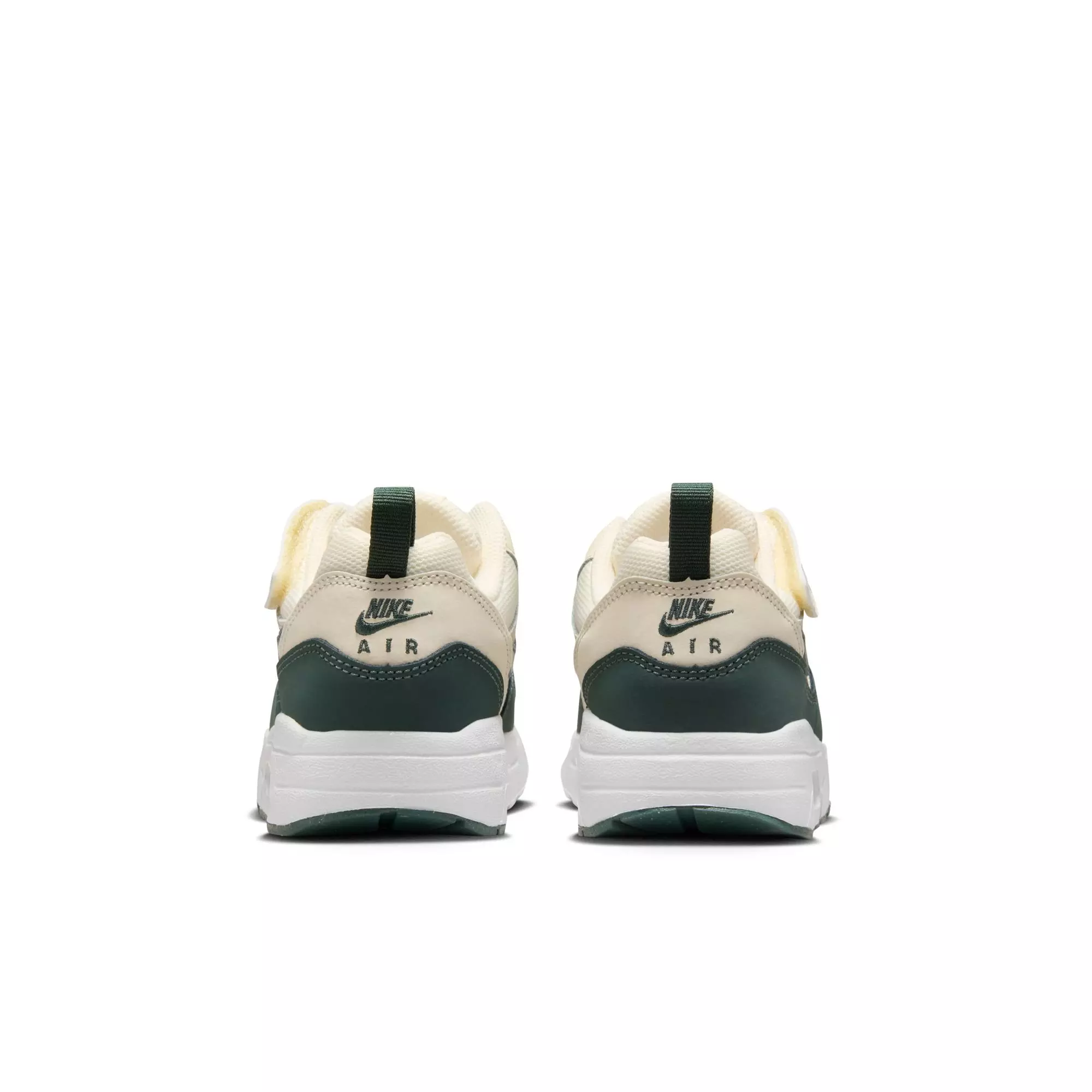 Nike Air Max 1 EasyOn "Pale Ivory/Vintage Green/White/Bicoastal" Preschool Boys' Shoe - GREEN/TAN