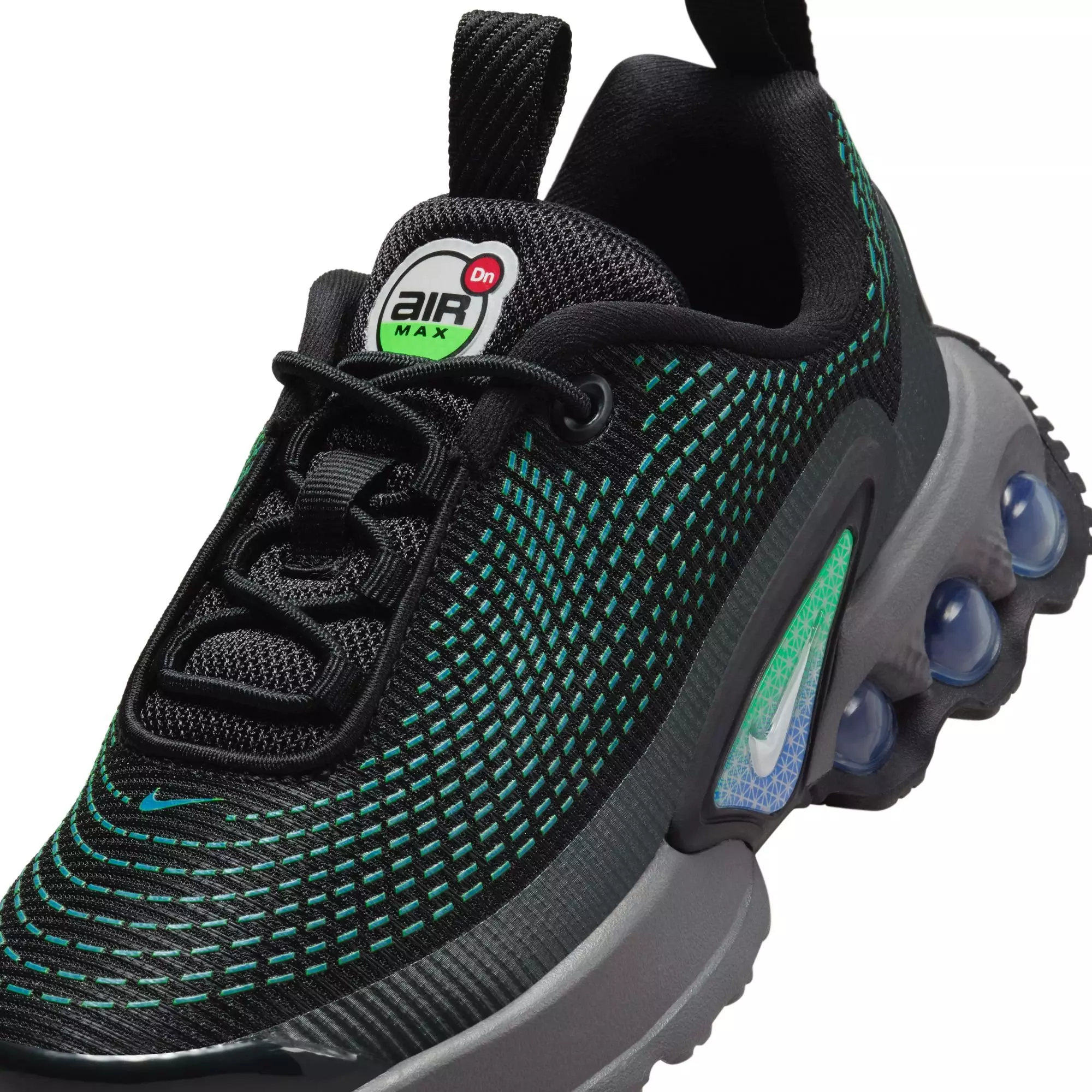 Nike Air Max Dn "Hyper Cobalt" Preschool Kids' Shoe - BLACK/WHITE/HYPER COBALT