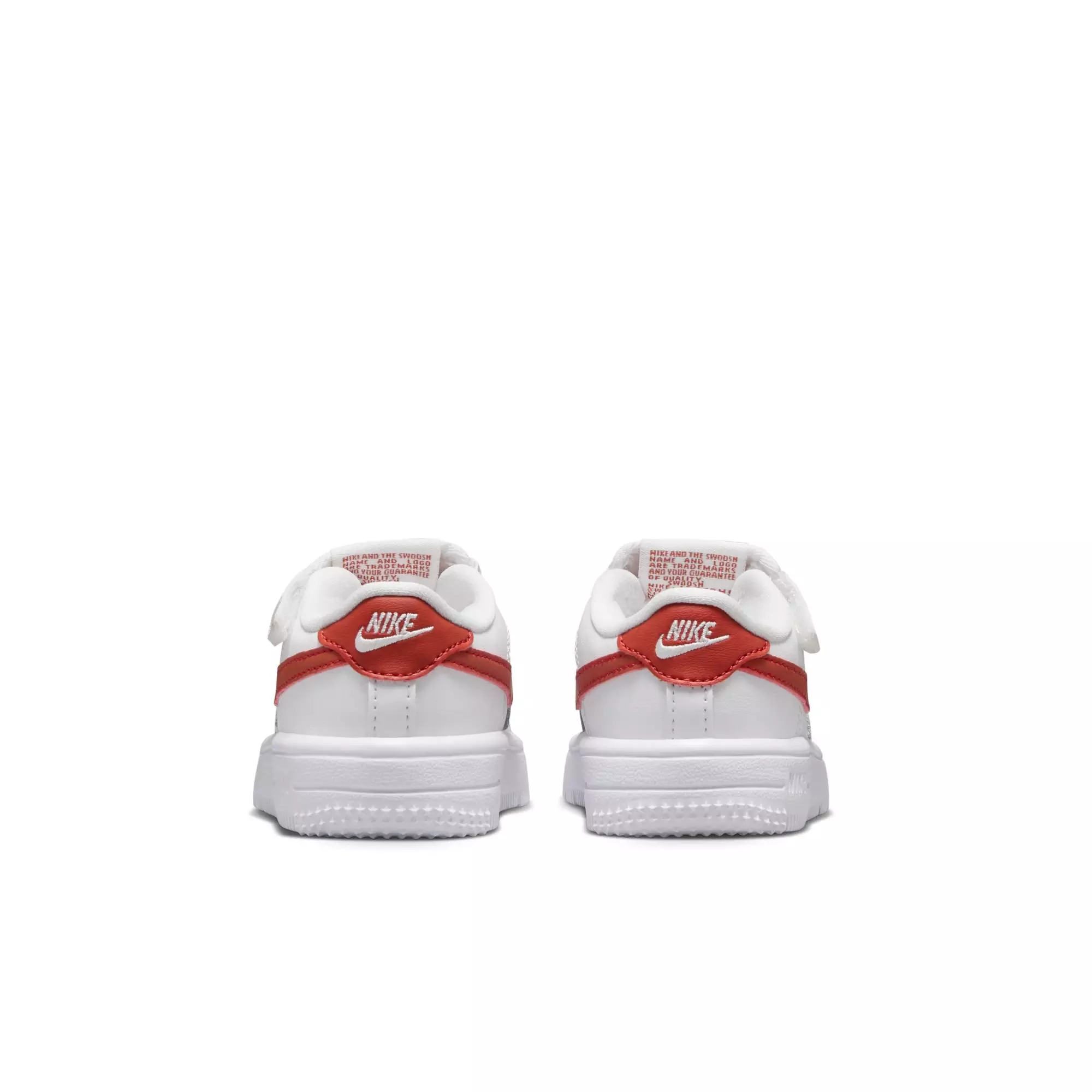 Nike Air Force 1 Low EasyOn "White/Dragon Red" Toddler Boys' Shoe - WHITE/RED