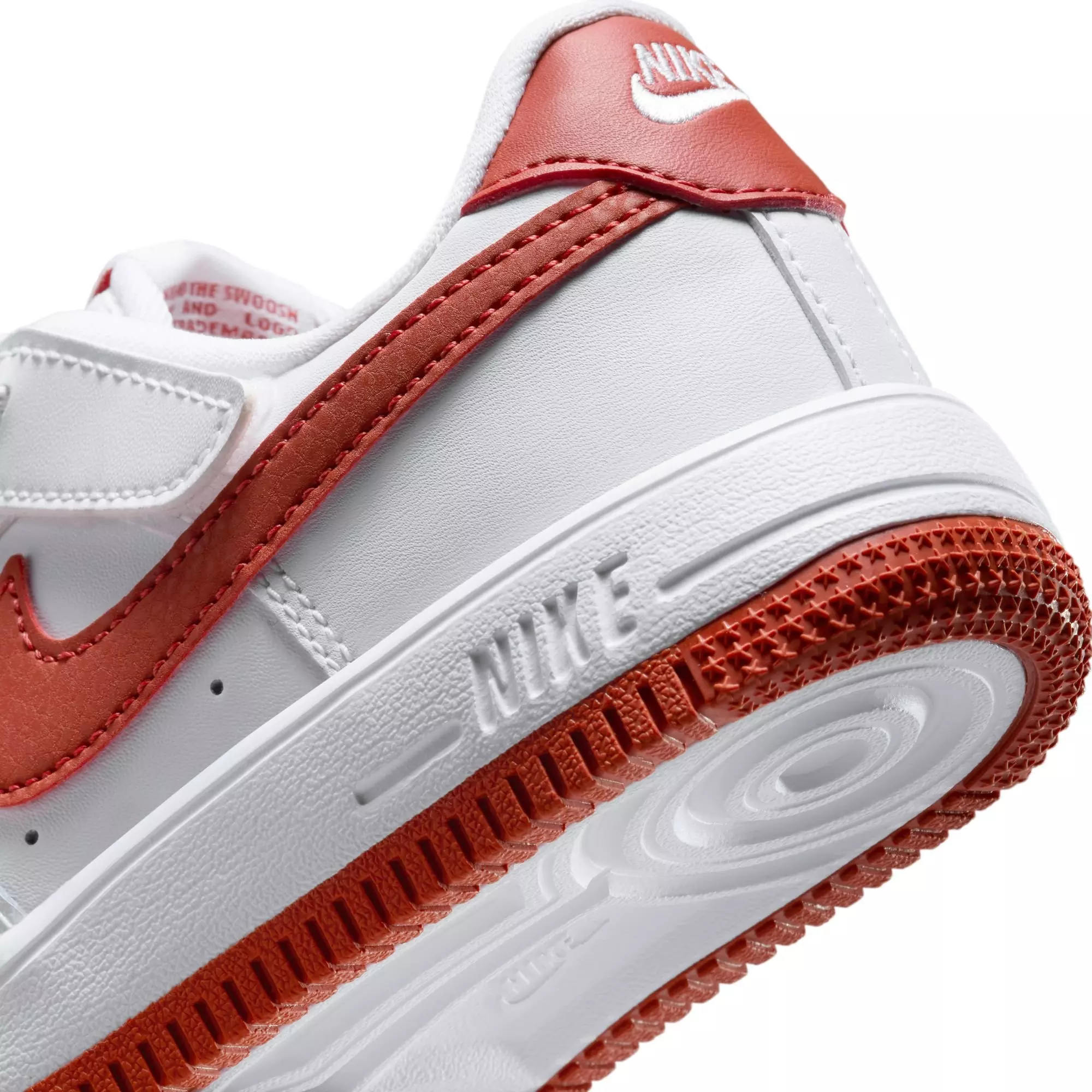 Nike Air Force 1 Low EasyOn "Dragon Red/White" Toddler Boys' Shoe - WHITE/RED