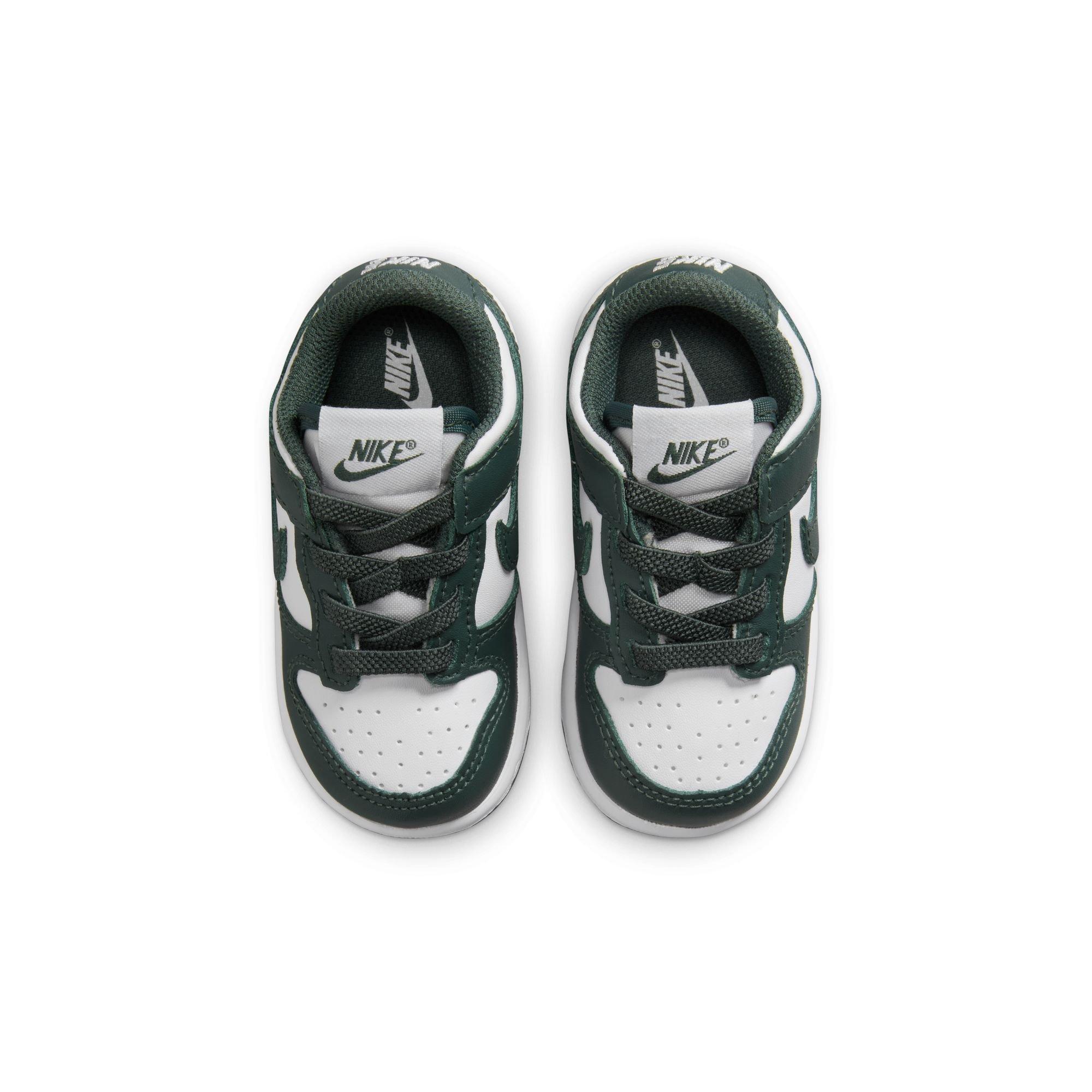 Nike Dunk Low Toddler Boys' "White/Vintage Green" Shoe