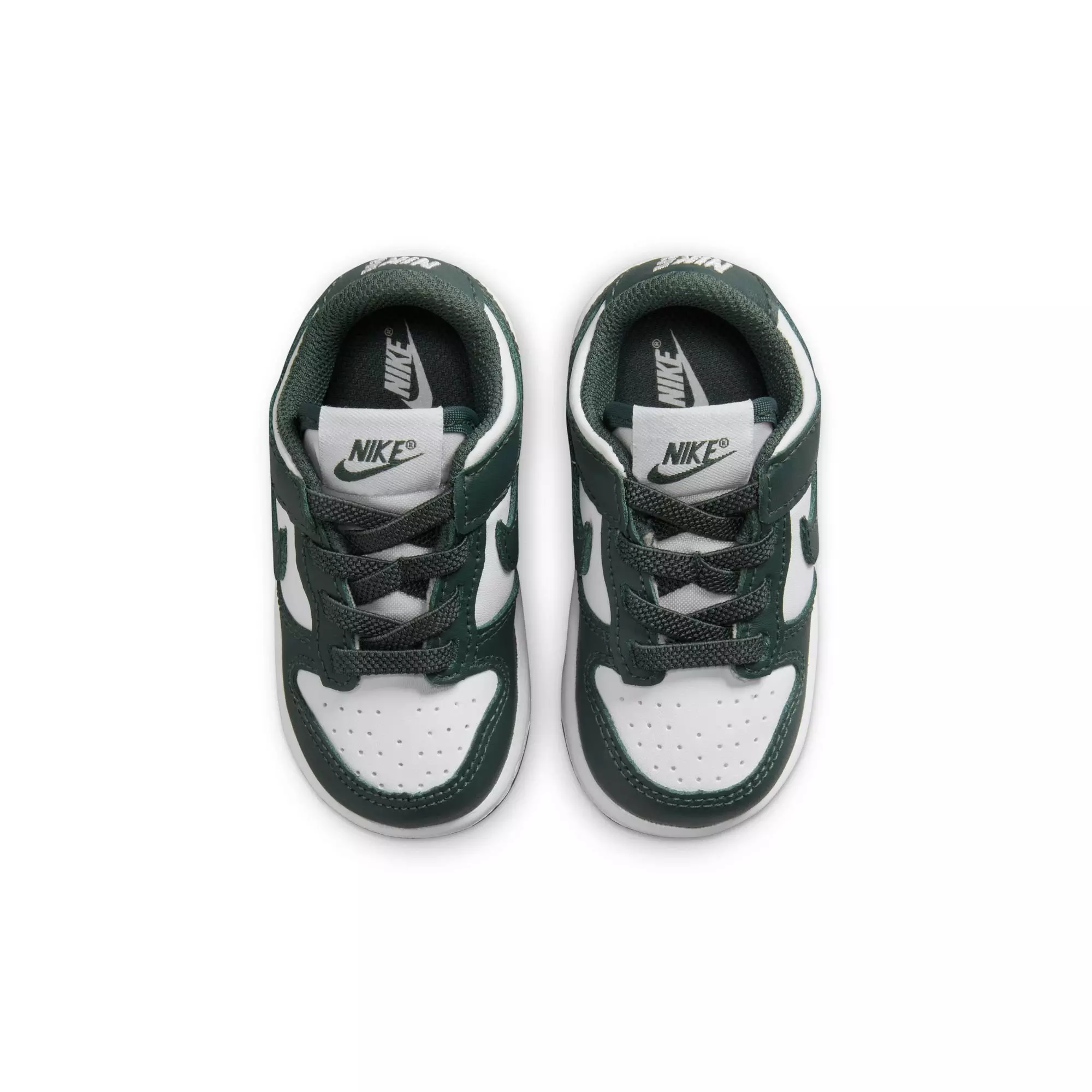 Nike Dunk Low "White/Vintage Green" Toddler Boys' Shoe - WHITE/GREEN