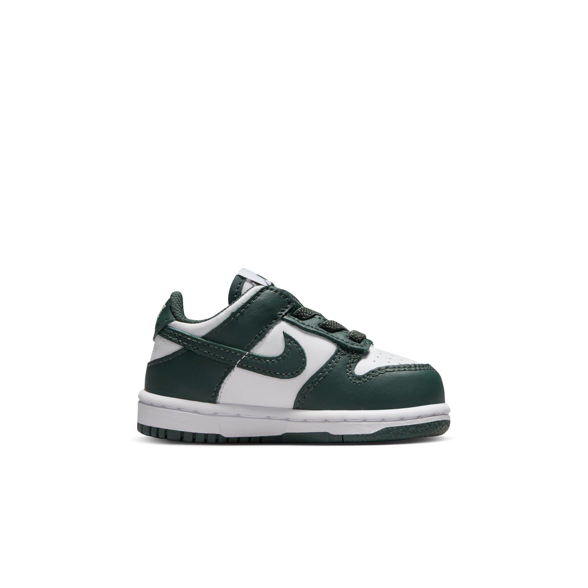 Nike Dunk Low Toddler Boys' "White/Vintage Green" Shoe