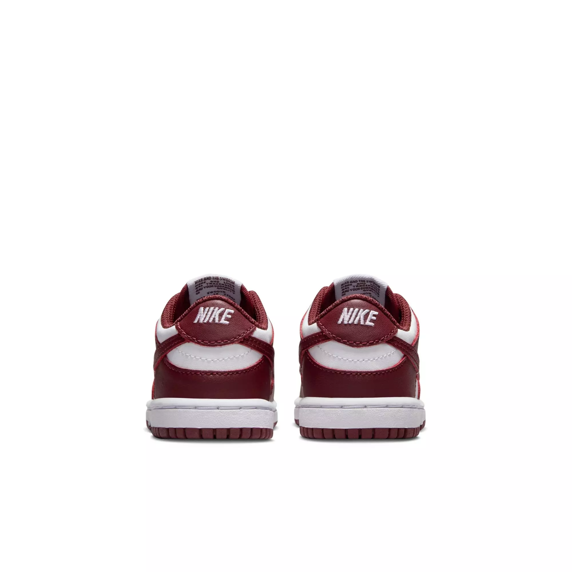 Nike Dunk Low "White/Redwood/Gym Red" Toddler Boys' Shoe - WHITE/RED