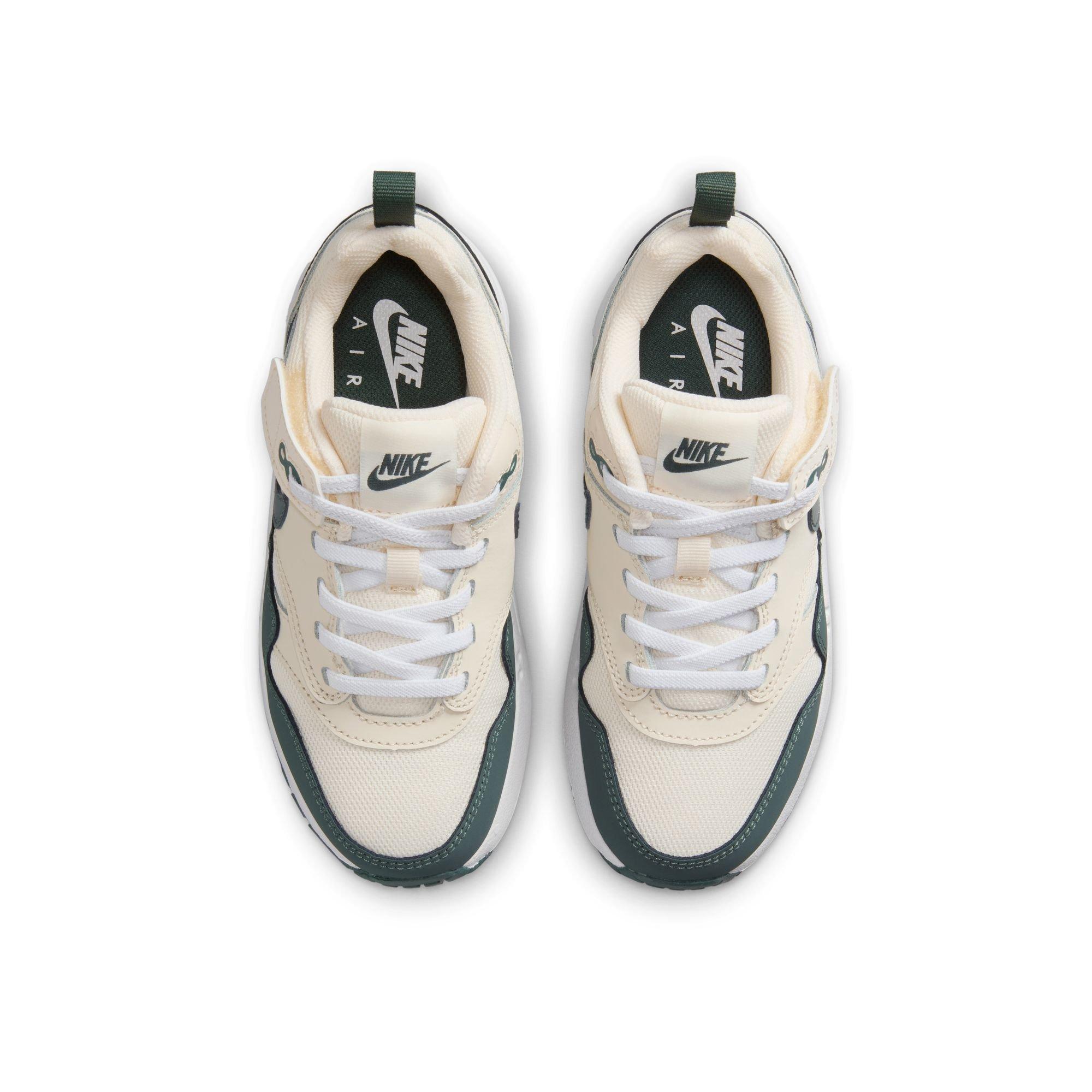 Nike Air Max 1 EasyOn Toddler Boys' "Pale Ivory/Vintage Green/White/Bicoastal" Shoe