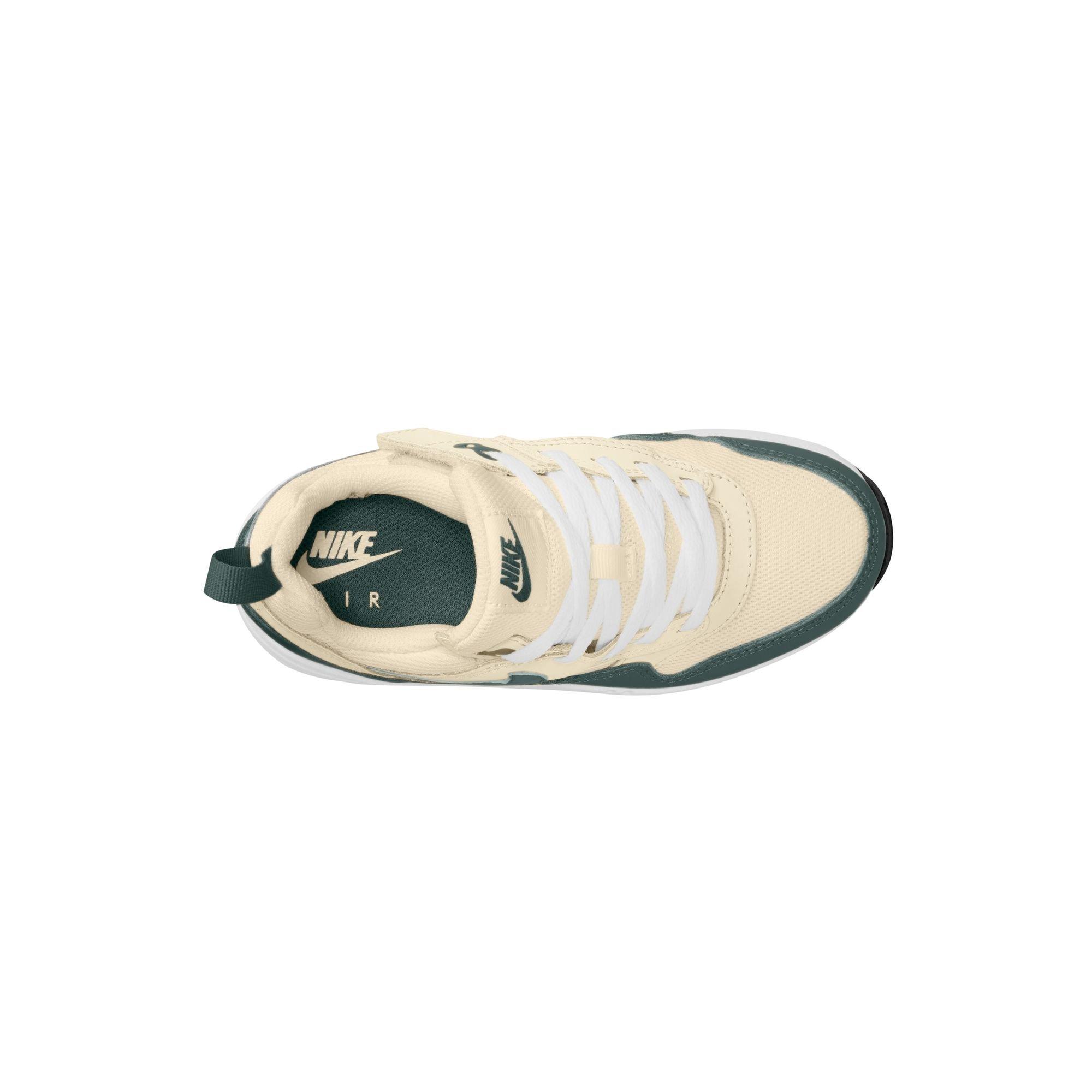 Nike Air Max 1 EasyOn Toddler Boys' "Pale Ivory/Vintage Green/White/Bicoastal" Shoe