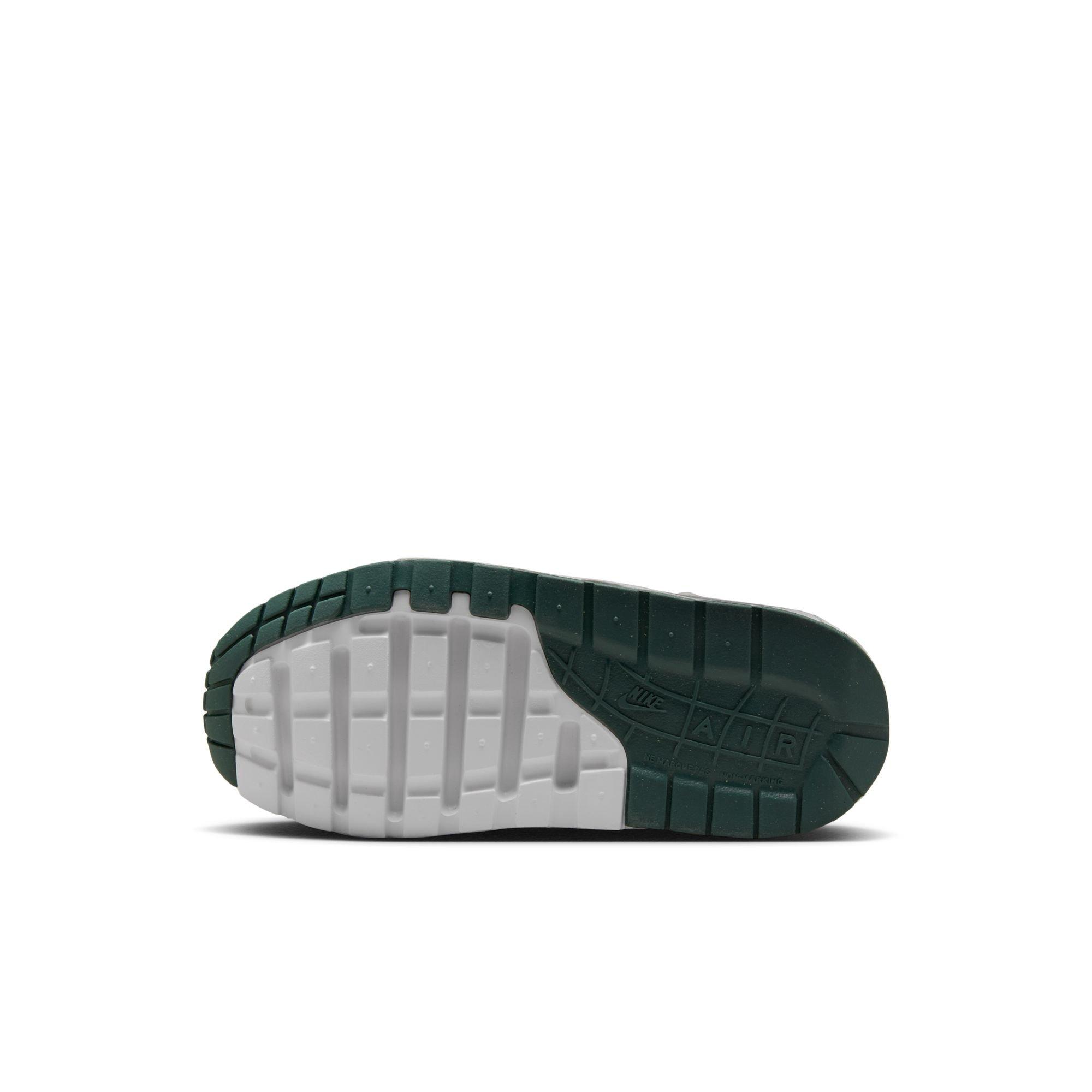 Nike Air Max 1 EasyOn Toddler Boys' "Pale Ivory/Vintage Green/White/Bicoastal" Shoe