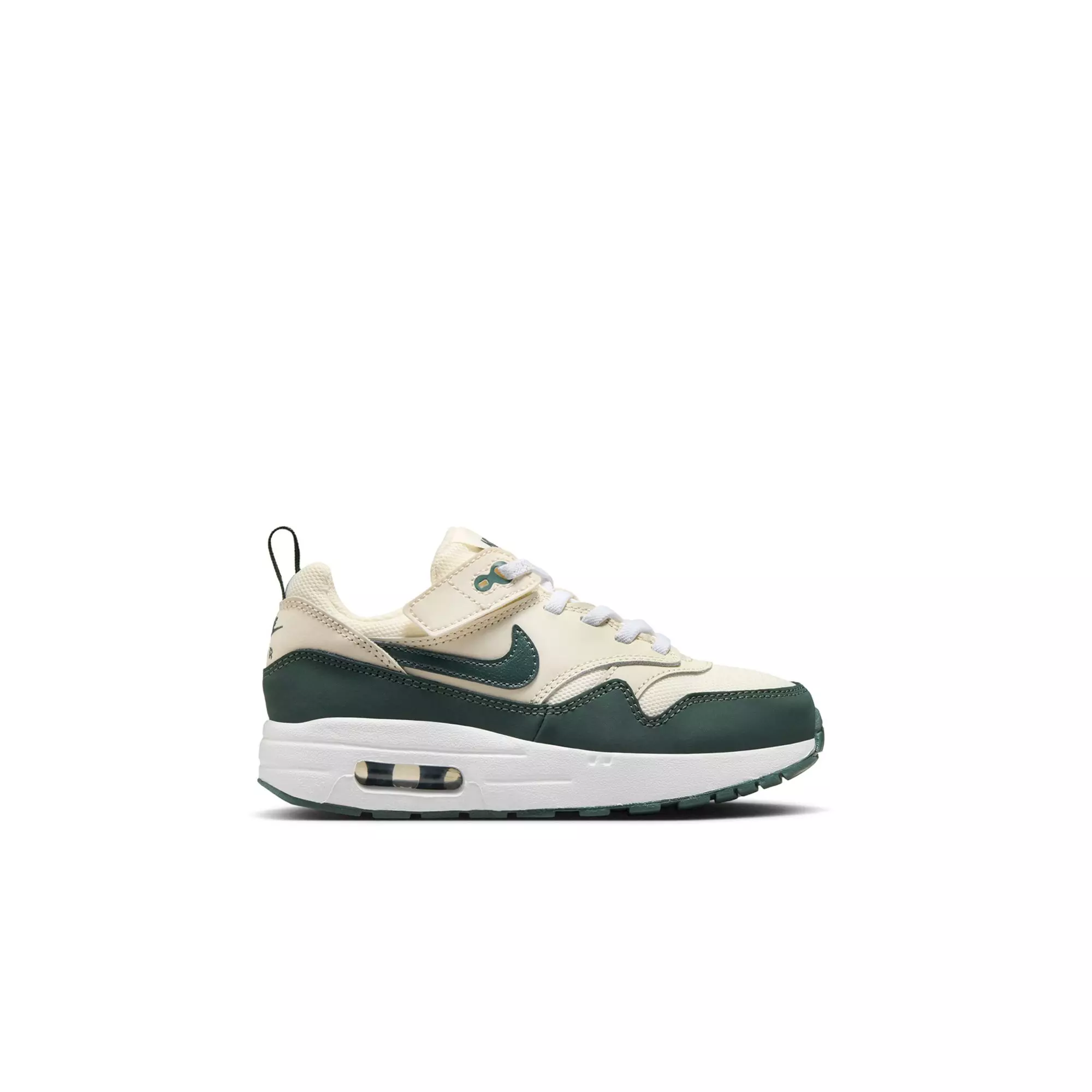 Nike Air Max 1 EasyOn "Pale Ivory/Vintage Green/Bicoastal" Toddler Boys' Shoe - GREEN/TAN