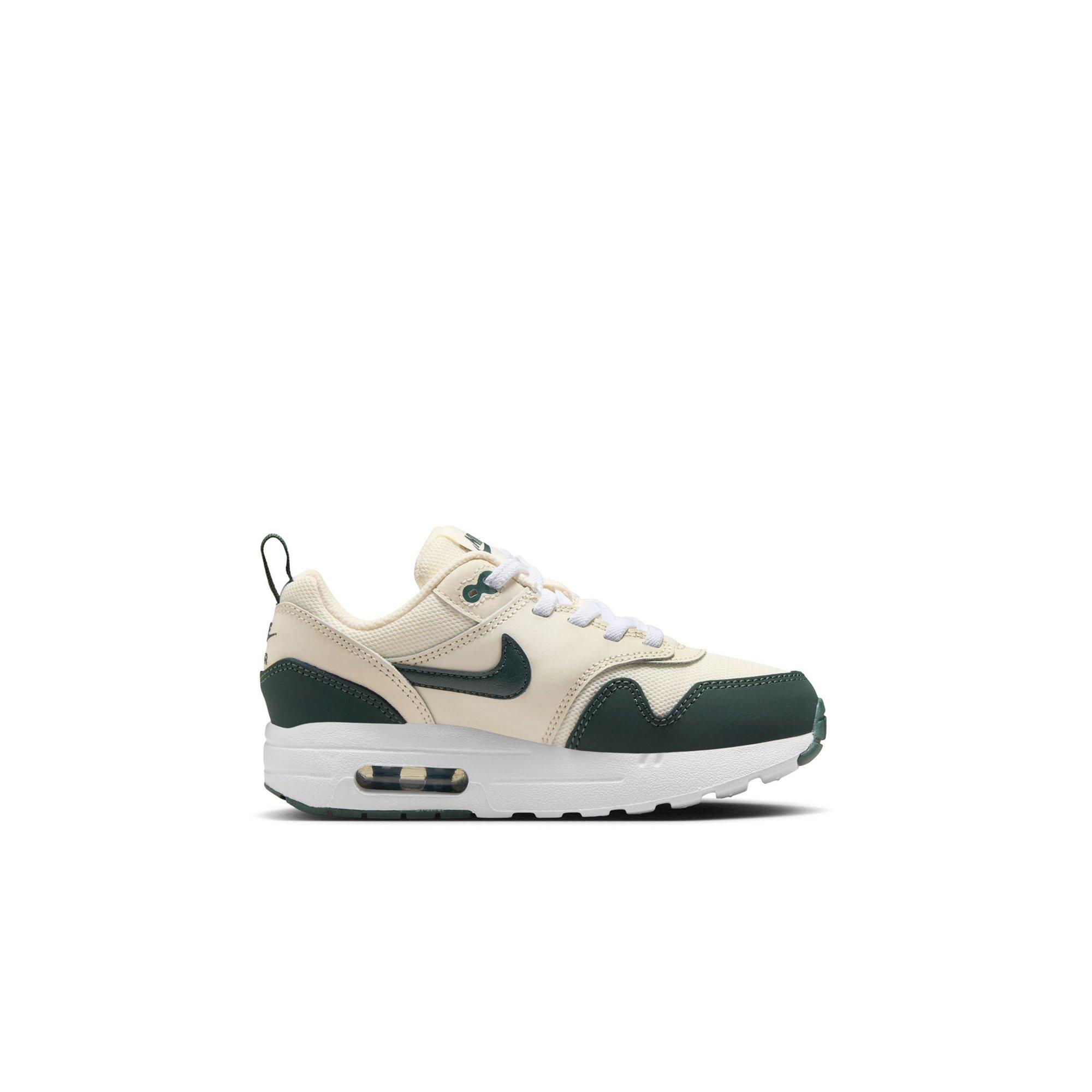 Nike Air Max 1 EasyOn Toddler Boys' "Pale Ivory/Vintage Green/White/Bicoastal" Shoe