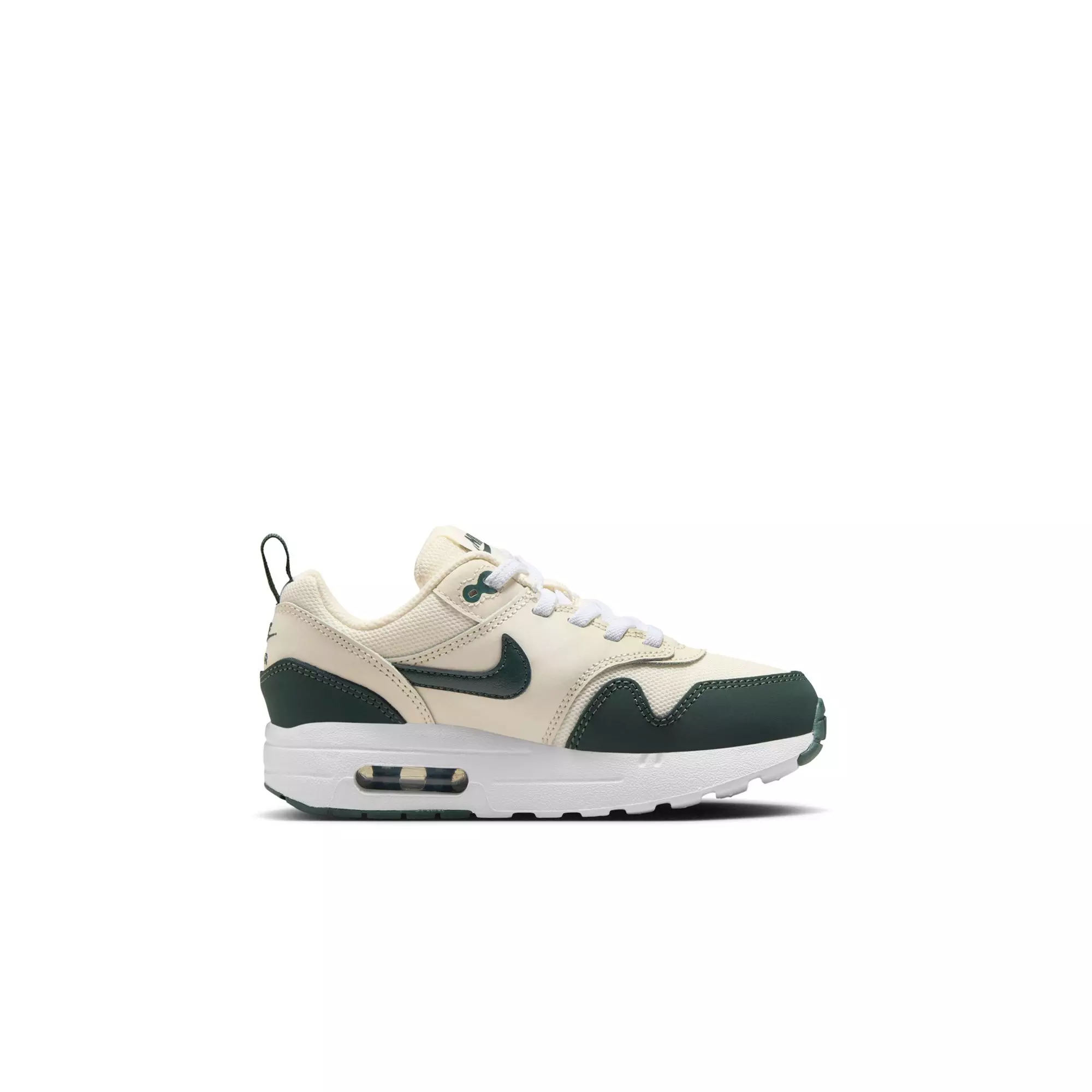 Nike Air Max 1 EasyOn "Pale Ivory/Vintage Green/White/Bicoastal" Toddler Boys' Shoe - GREEN/TAN