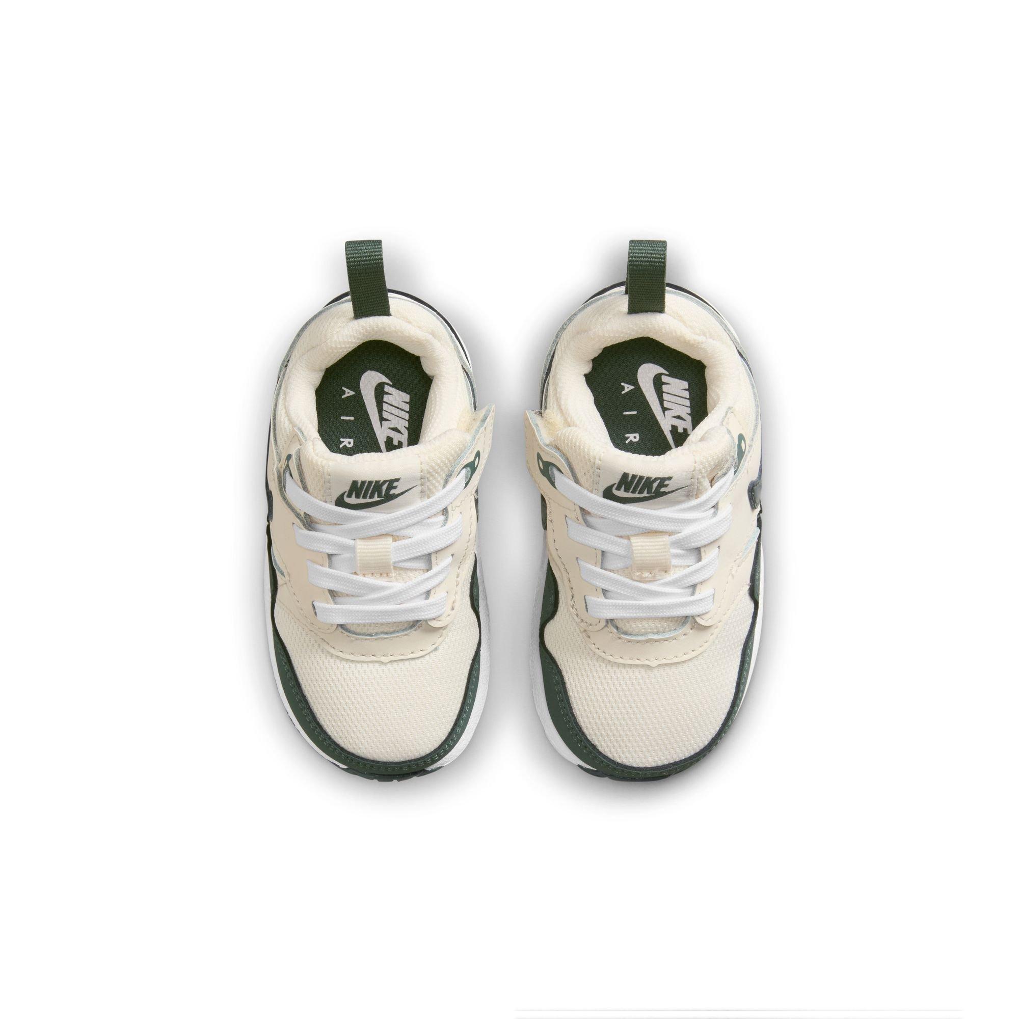 Nike Air Max 1 EasyOn Toddler Boys' "Pale Ivory/Vintage Green/White/Bicoastal" Shoe
