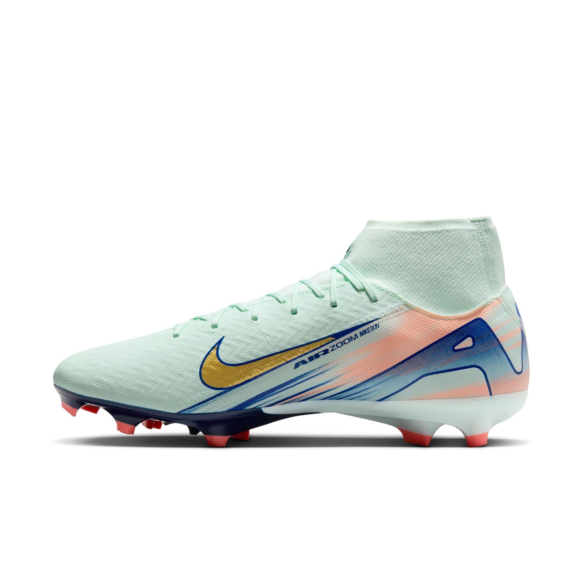 Nike Superfly 10 Academy Mercurial Dream Speed "Barely Green" Men's Soccer Cleat - GREEN/GOLD Thumbnail View 8