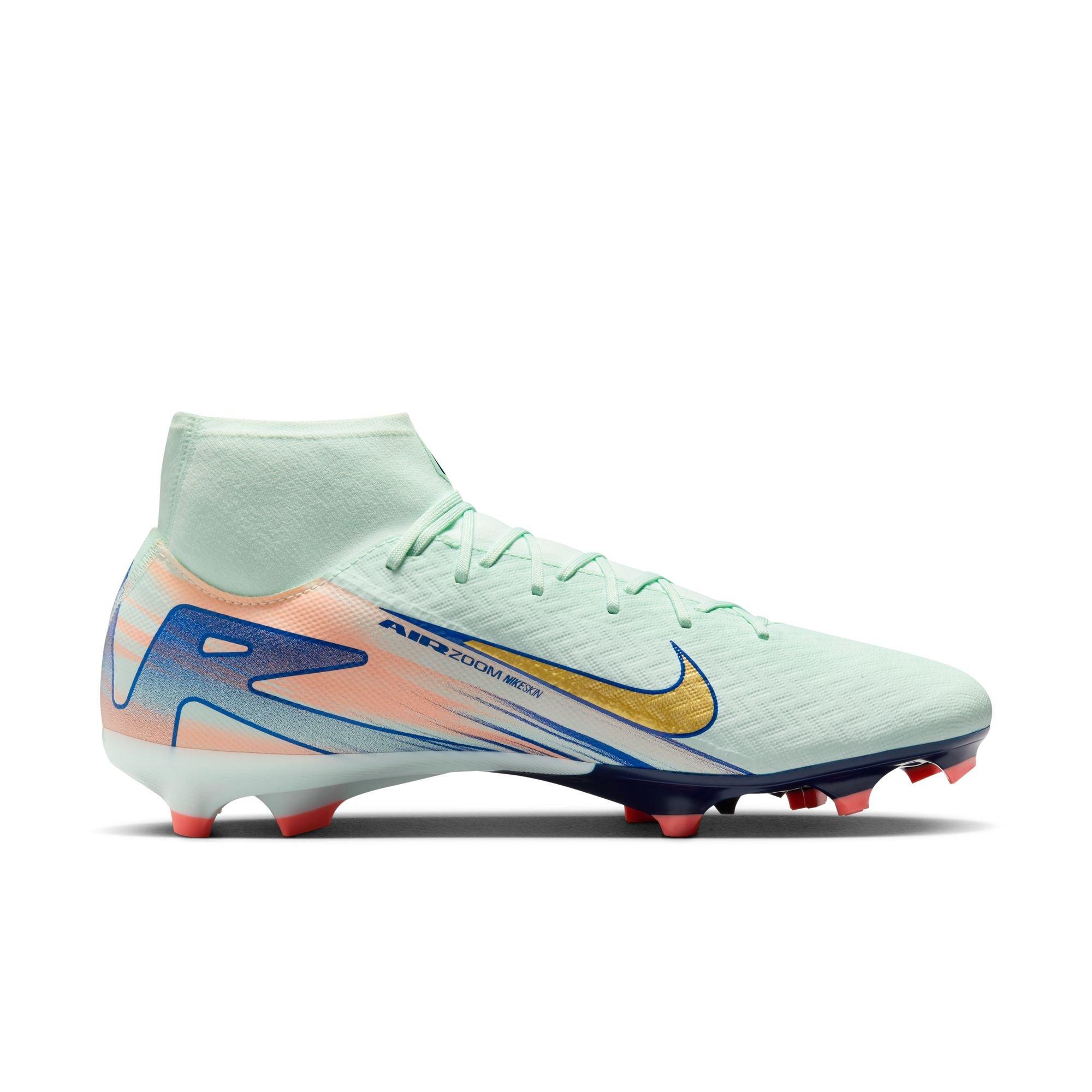 Nike Superfly 10 Academy Mercurial Dream Speed "Barely Green" Men's Soccer Cleat - GREEN/GOLD Thumbnail View 2