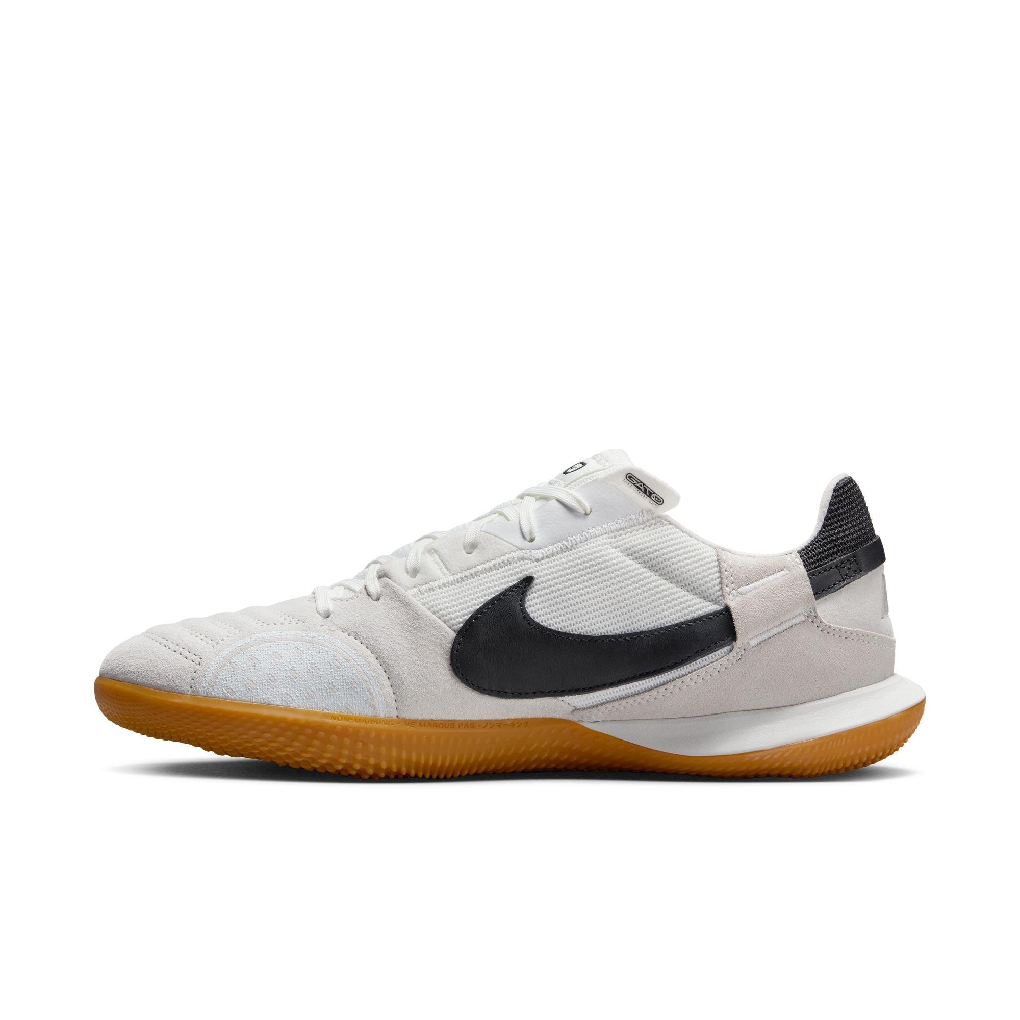 Nike Streetgato Low Top "Summit White/Night Forest" Men's Soccer Shoe - WHITE/BLACK Thumbnail View 4