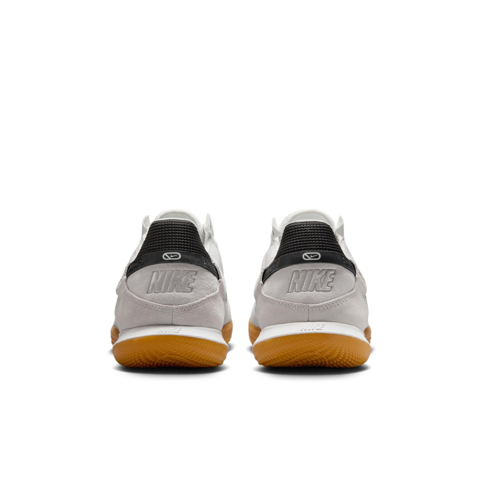 Nike Streetgato Low Top "Summit White/Night Forest" Men's Soccer Shoe - WHITE/BLACK Thumbnail View 7