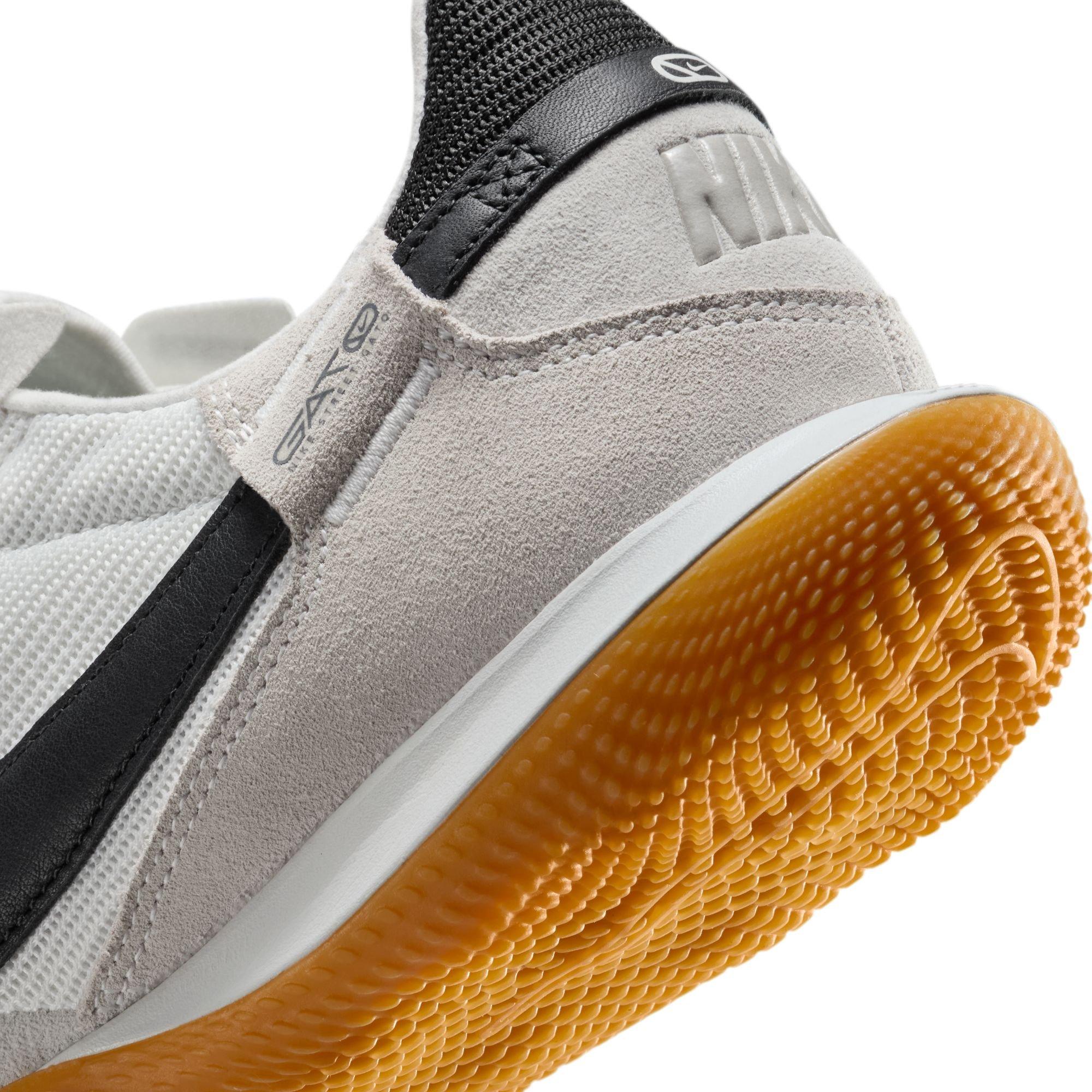 Nike Streetgato Low Top "Summit White/Night Forest" Men's Soccer Shoe - WHITE/BLACK Thumbnail View 10