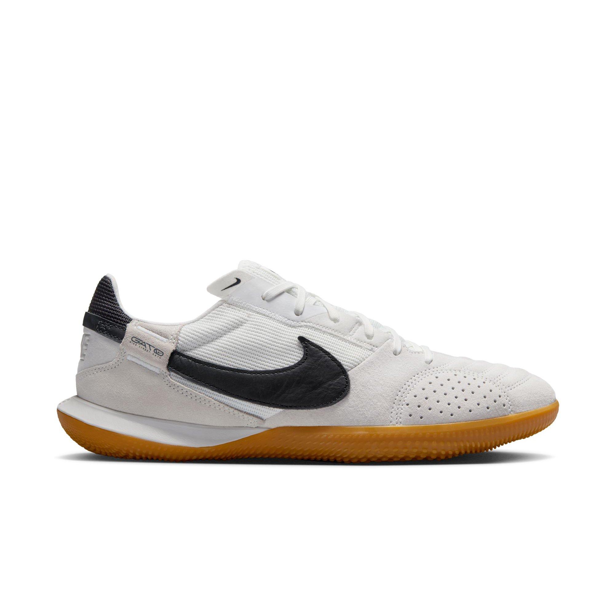 Nike Streetgato Low Top "Summit White/Night Forest" Men's Soccer Shoe - WHITE/BLACK Thumbnail View 1