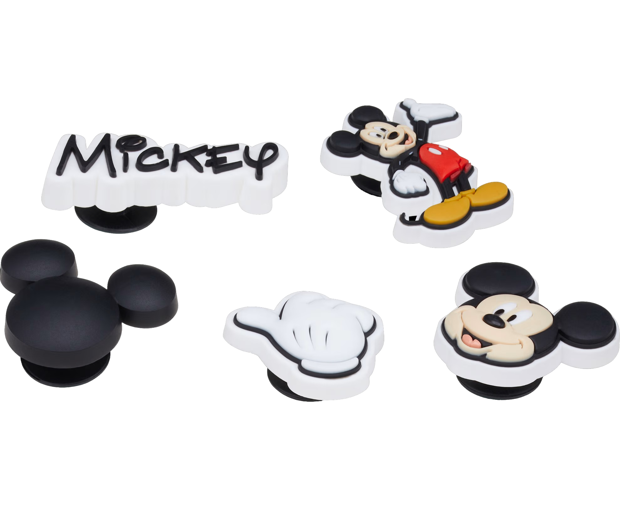 Crocs Mickey Mouse Jibbitz Charms-5PK