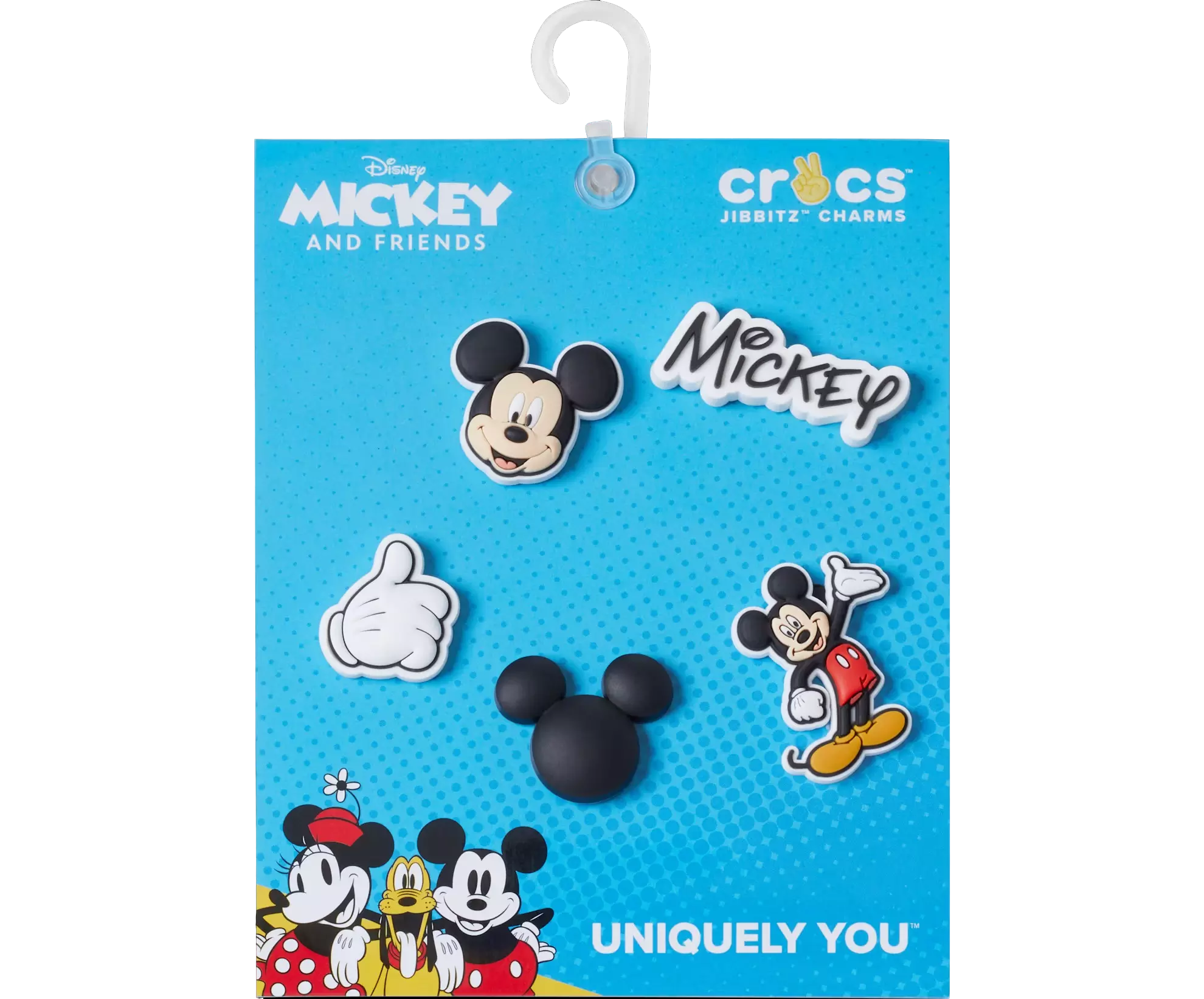 Crocs Mickey Mouse Jibbitz Charms-5PK - MULTI-COLOR