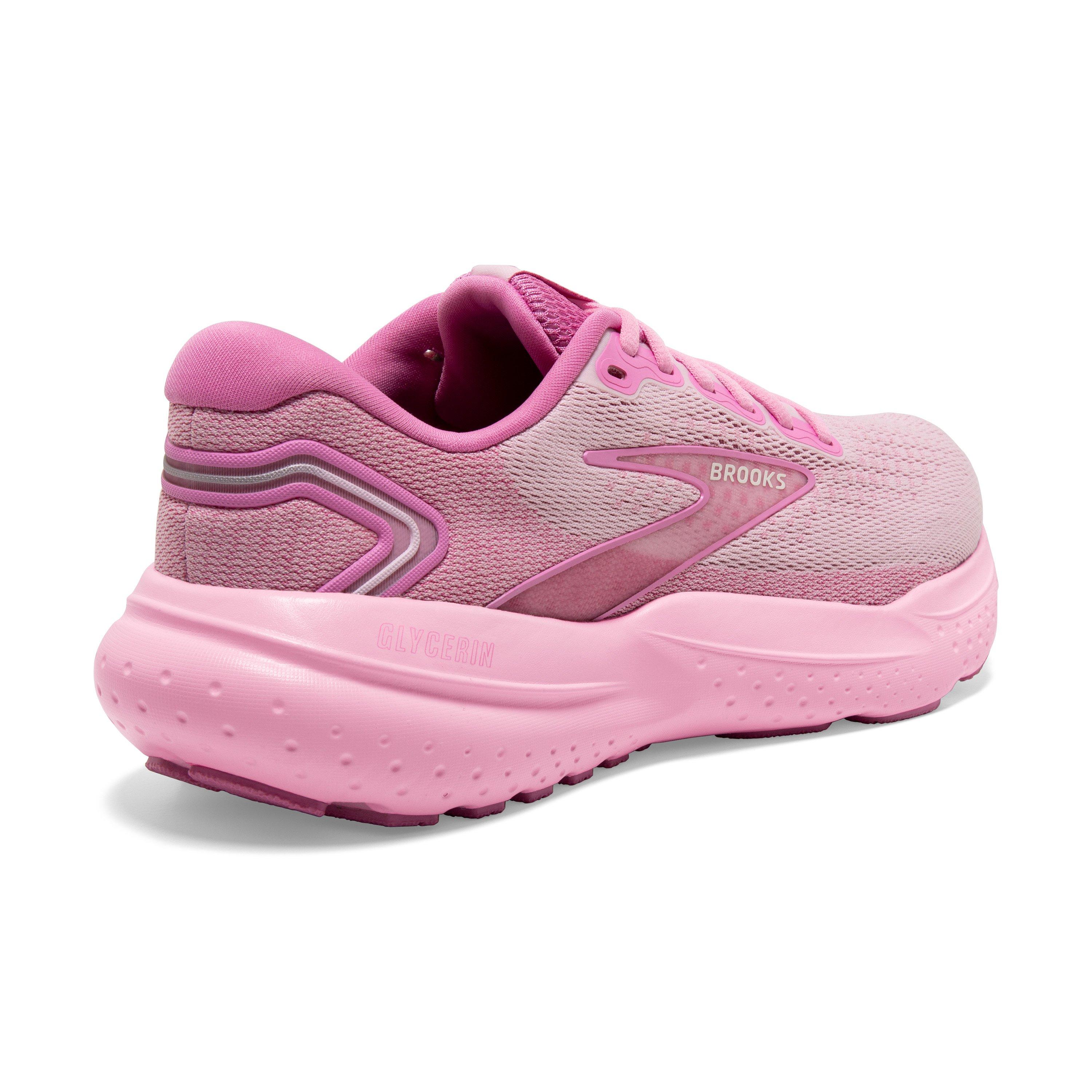 Brooks Glycerin 21 "Pink Lady/Fuchsia Pink" Women's Running Shoe - PINK Thumbnail View 5