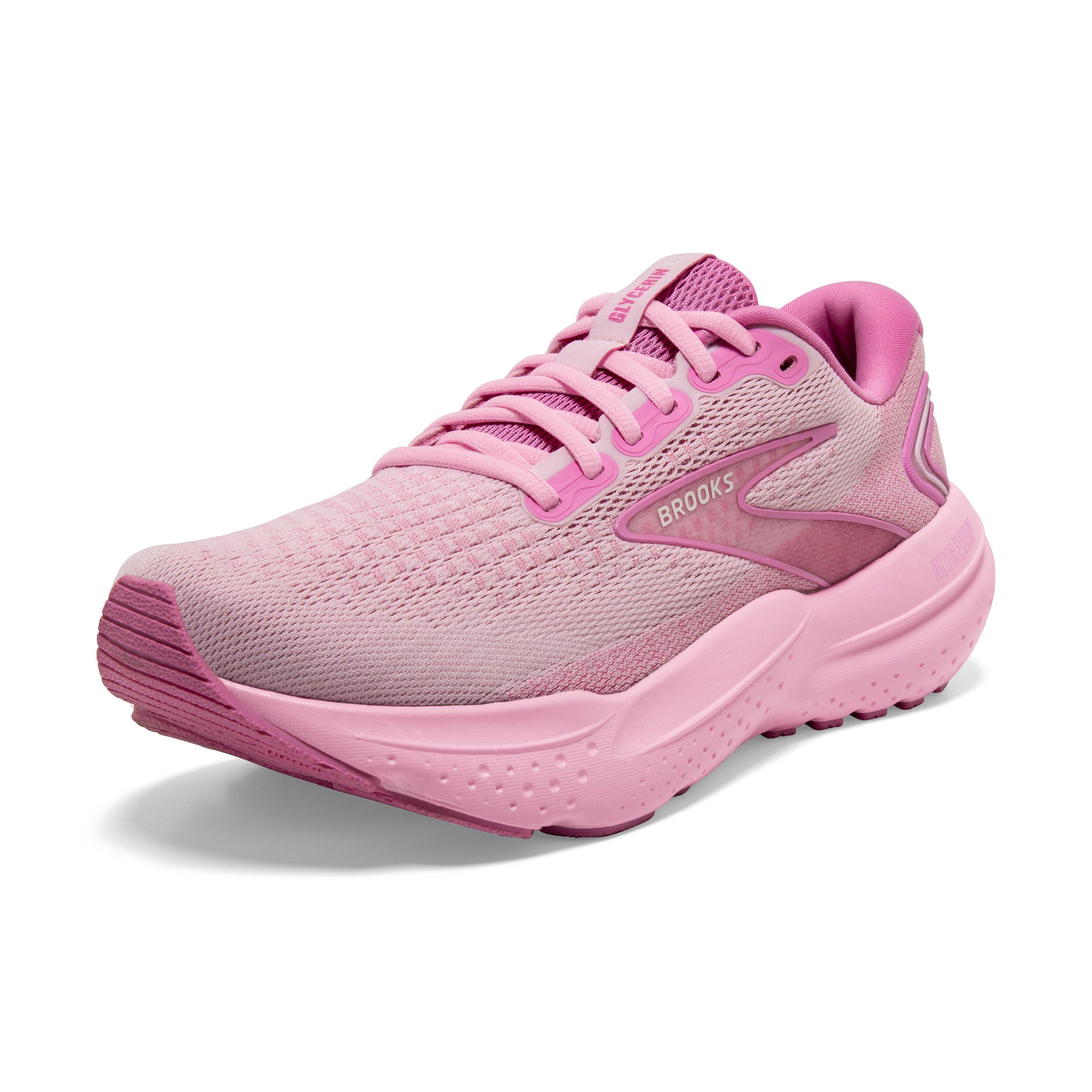 Brooks Glycerin 21 "Pink Lady/Fuchsia Pink" Women's Running Shoe - PINK Thumbnail View 4