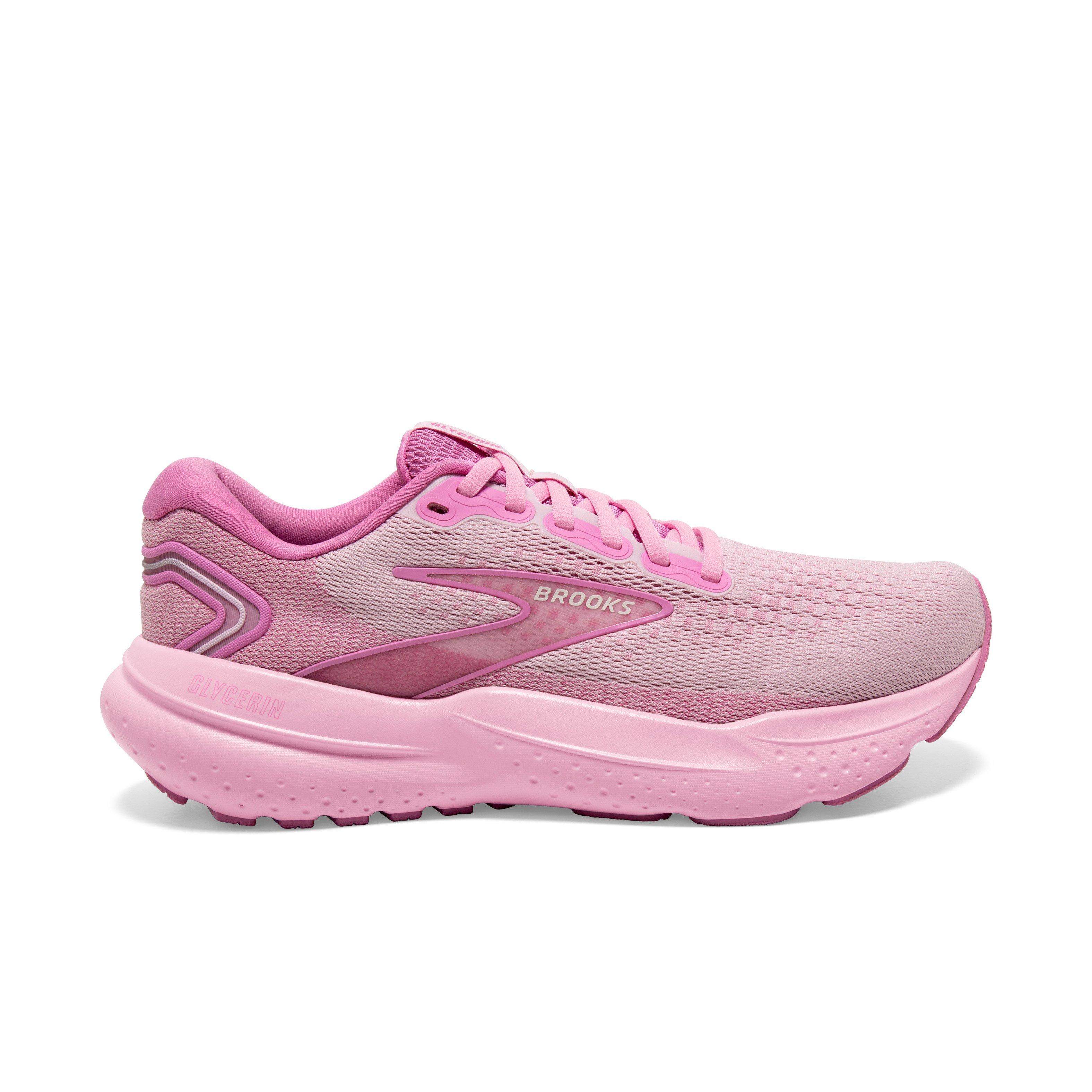 Brooks Glycerin 21 "Pink Lady/Fuchsia Pink" Women's Running Shoe - PINK Thumbnail View 1