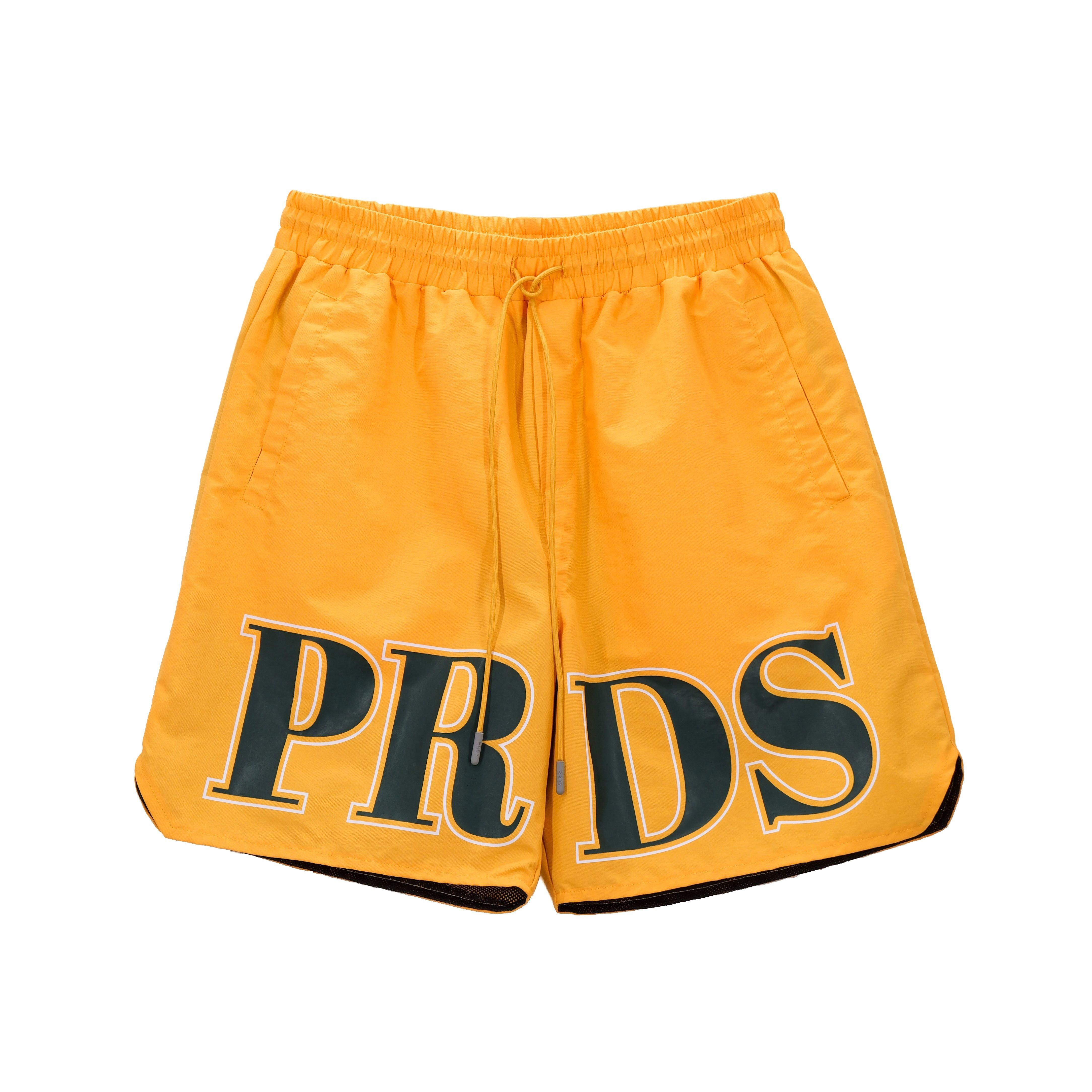 Paradise Lost Men's Varsity Nylon Short - Yellow - YELLOW