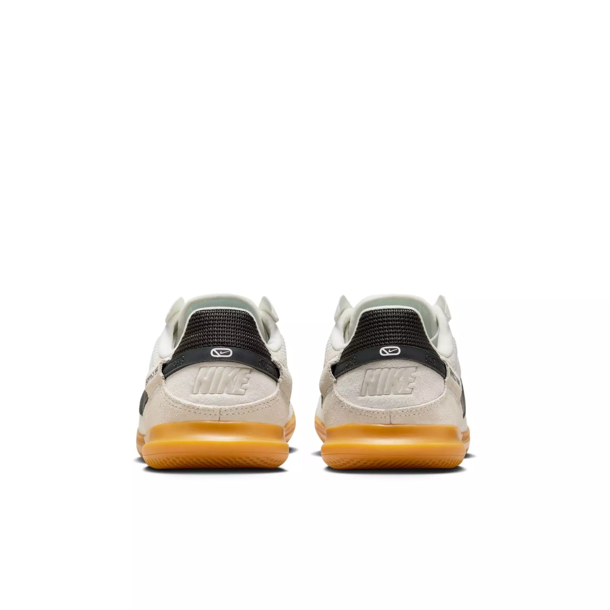 Nike Jr. Streetgato "Summit White/Night Forest" Grade School Boys' Soccer Shoe - WHITE/BLACK