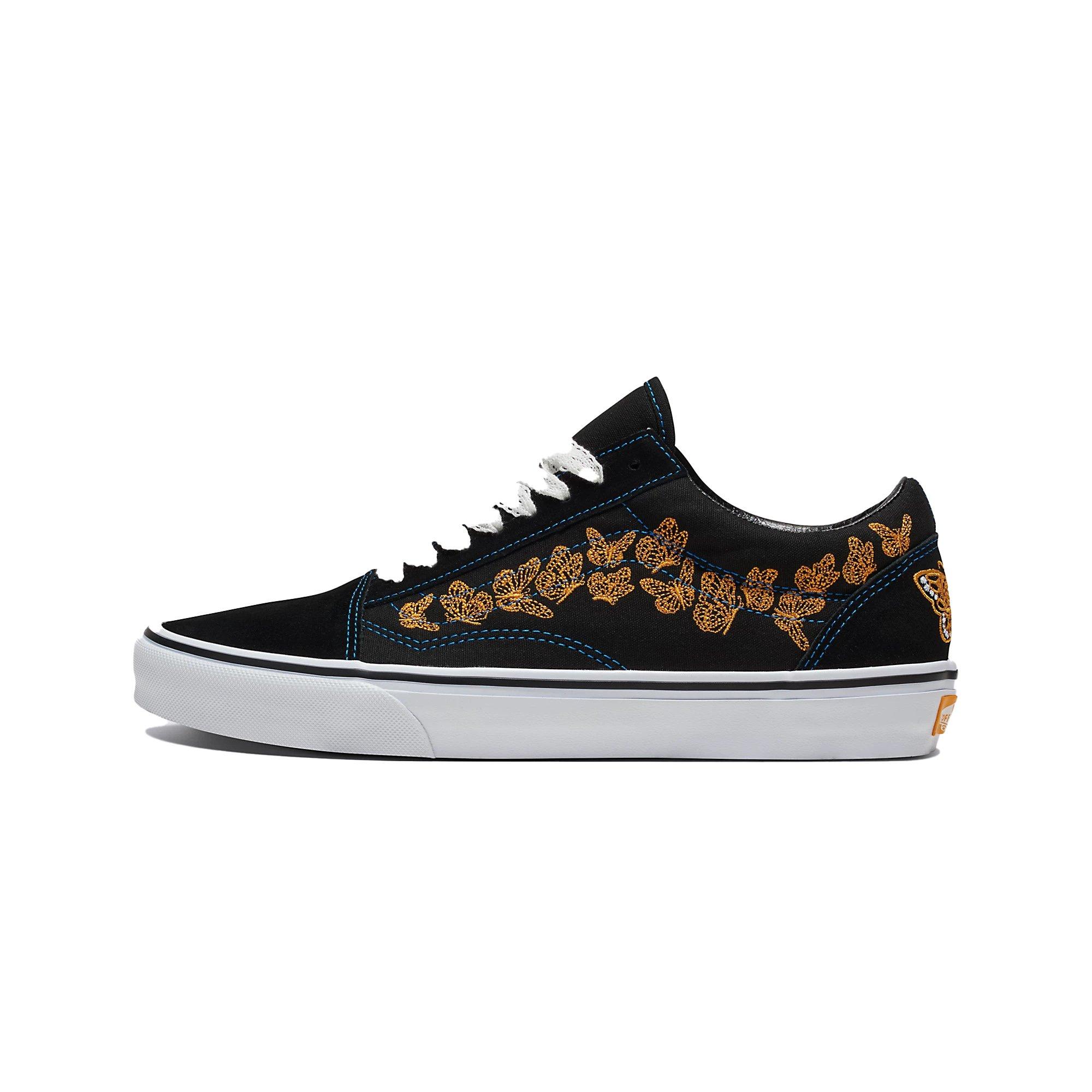 Vans Old Skool "Dia De Los Muertos" Unisex Shoe - BLACK/MULTI Thumbnail View 3
