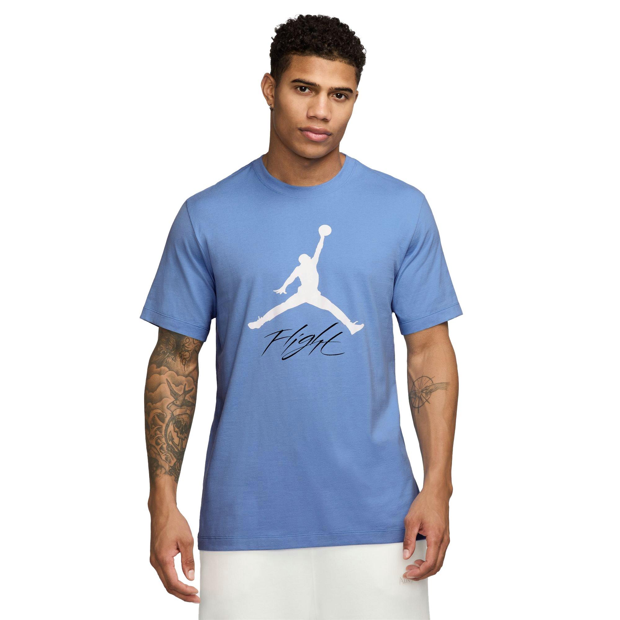 Jordan Men's Jumpman Flight Tee - BLUE Thumbnail View 1