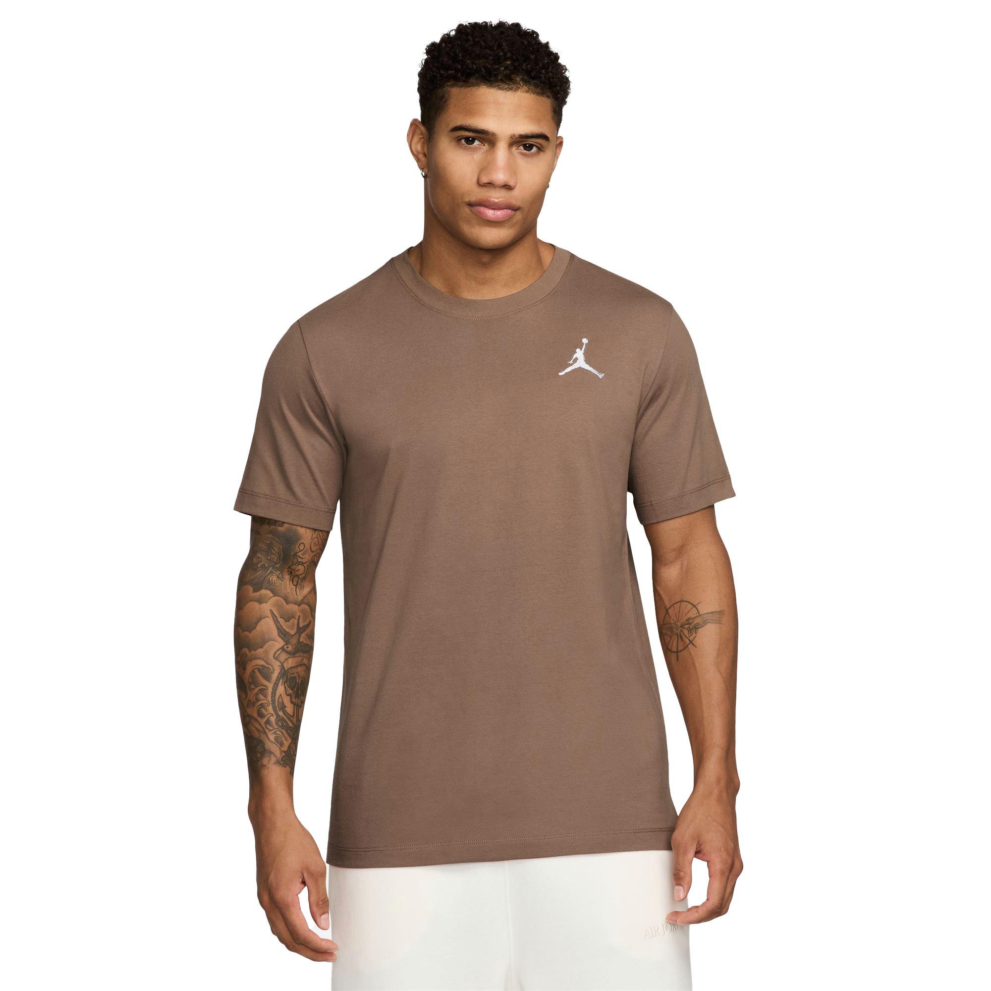 Jordan Men's Jumpman Tee-Brown - BROWN Thumbnail View 1