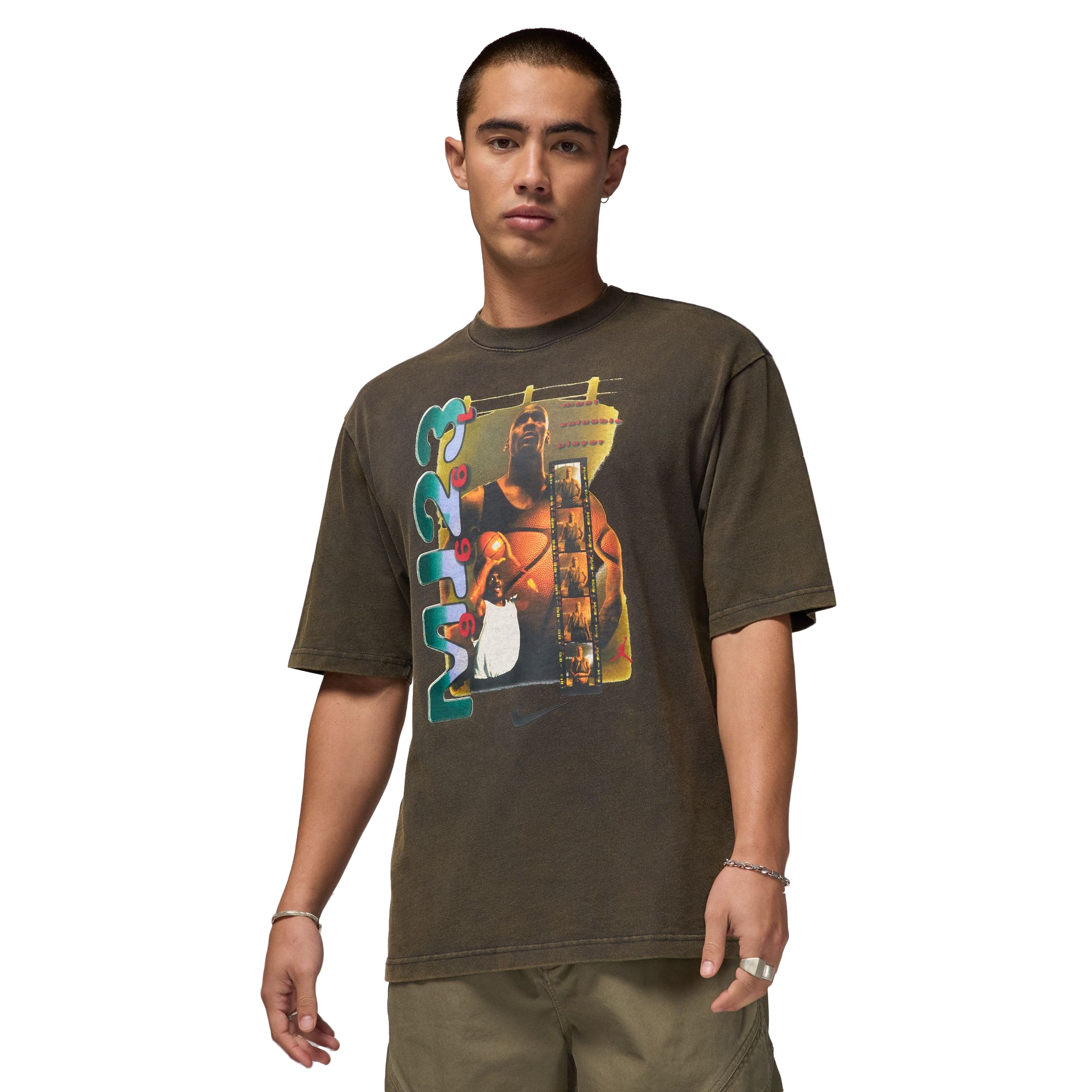 Jordan Men's SST Washed Tee - BLACK Thumbnail View 1