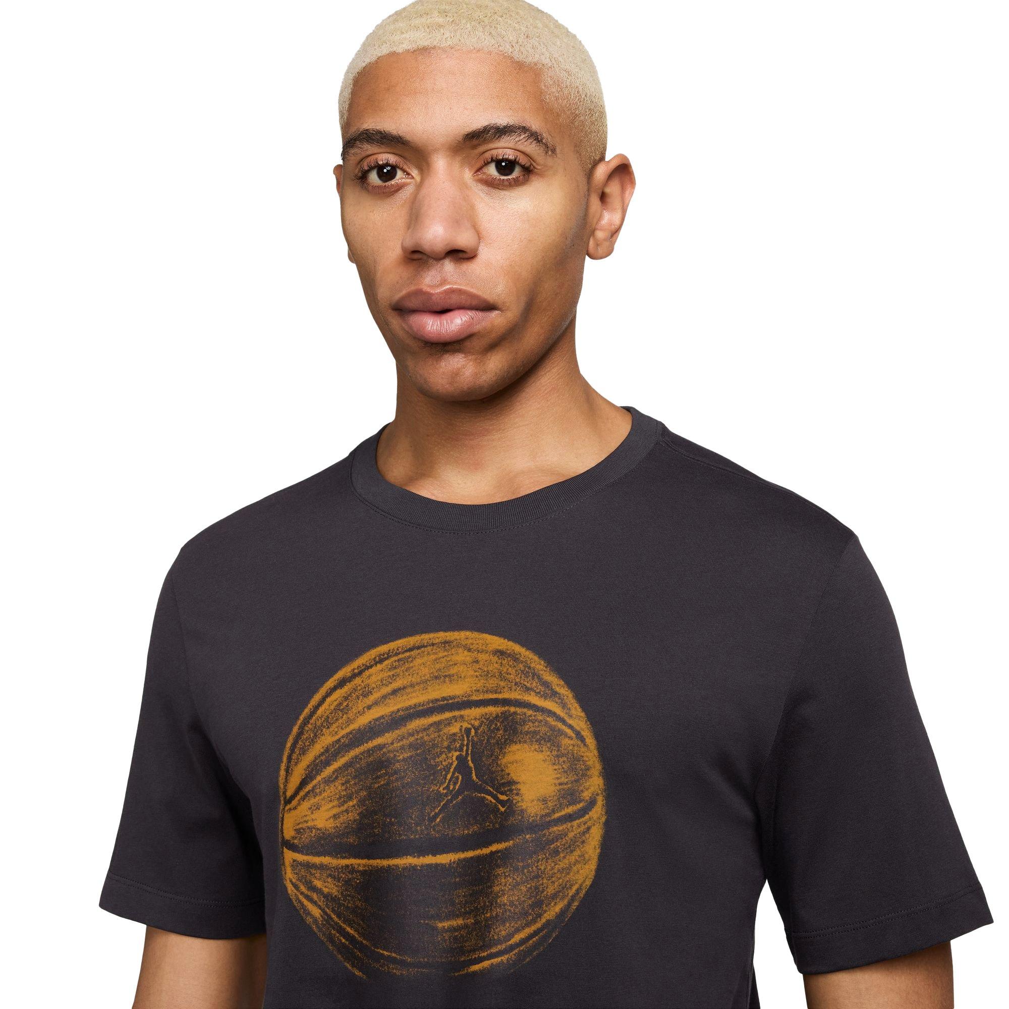 Jordan Men's Brand Stack Tee - BLACK Thumbnail View 3