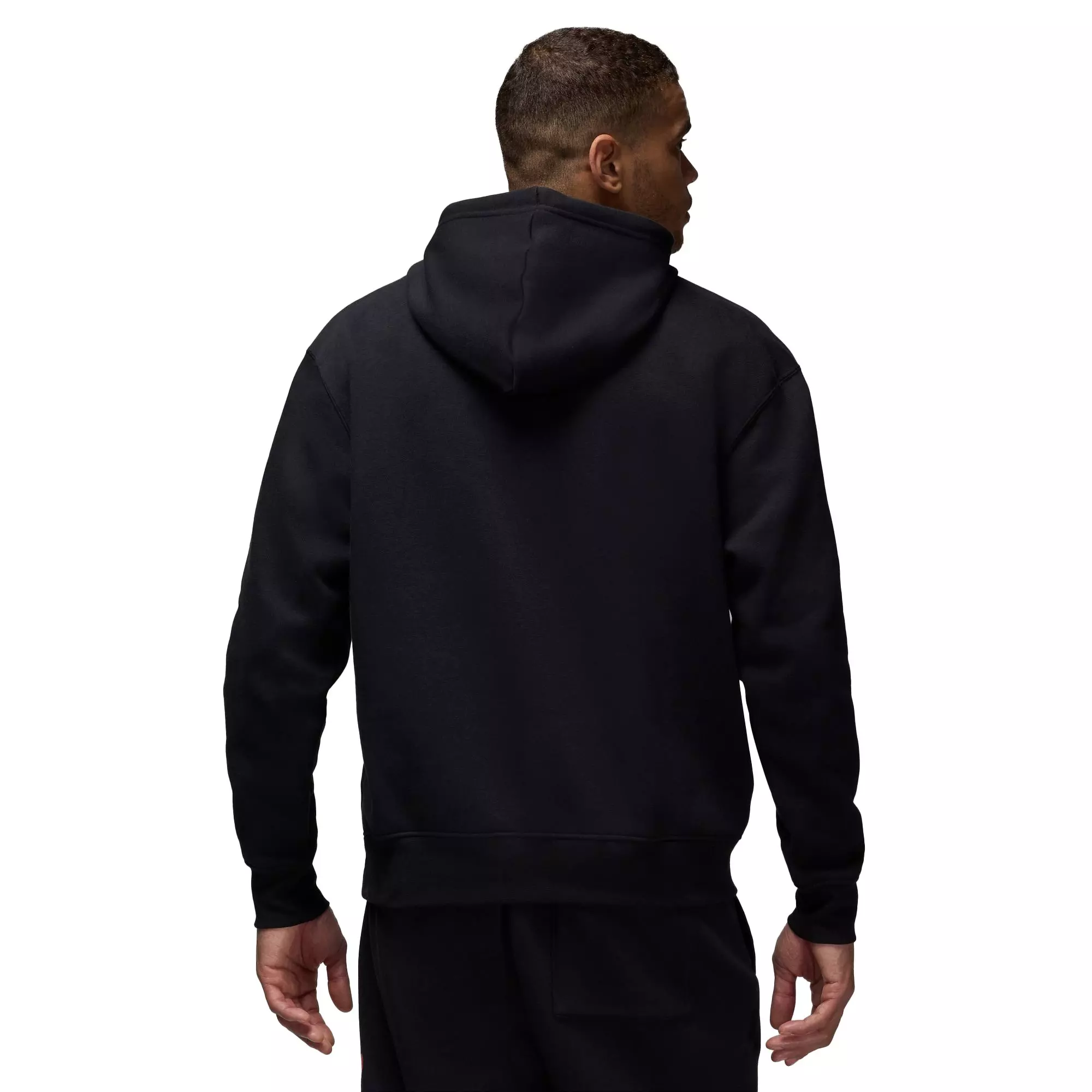 Jordan Men's Essentials Fleece Pullover Hoodie-Black - BLACK
