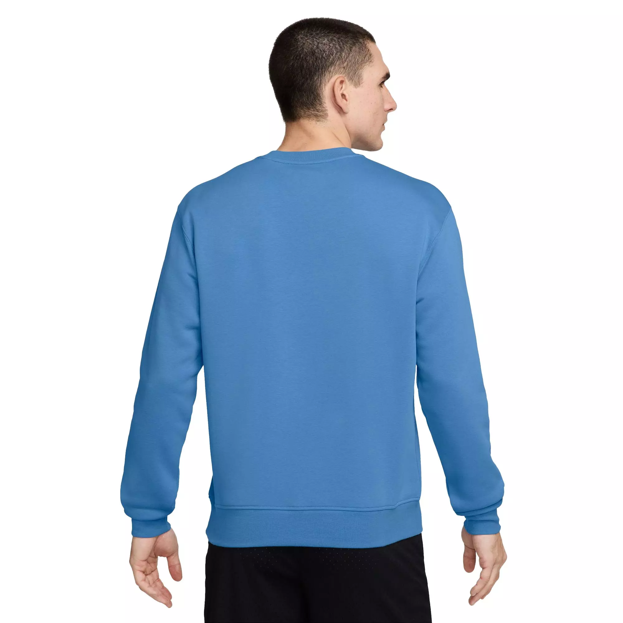 Jordan Men's Brooklyn Fleece Crewneck Sweatshirt - Blue - BLUE