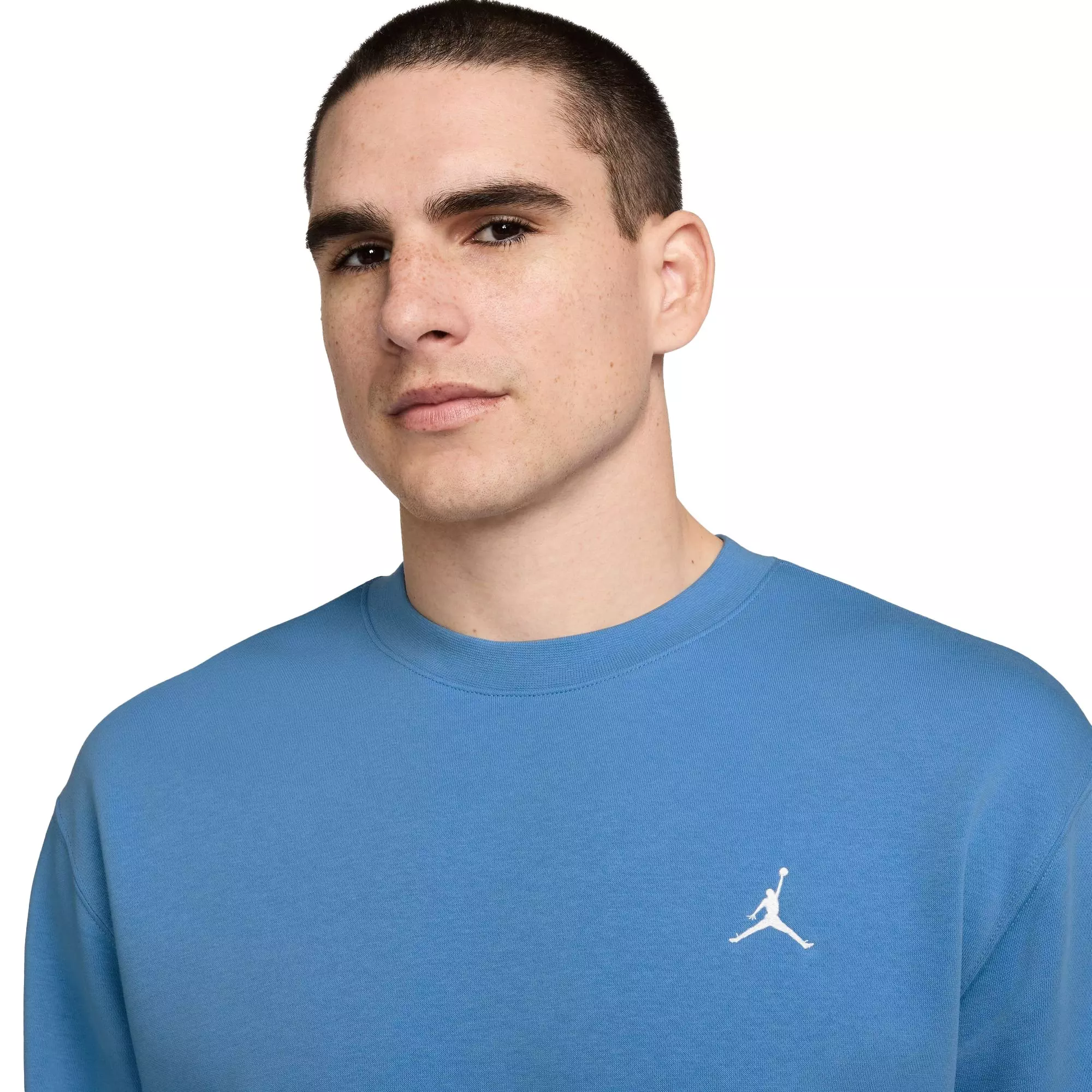 Jordan Men's Brooklyn Fleece Crewneck Sweatshirt - BLUE