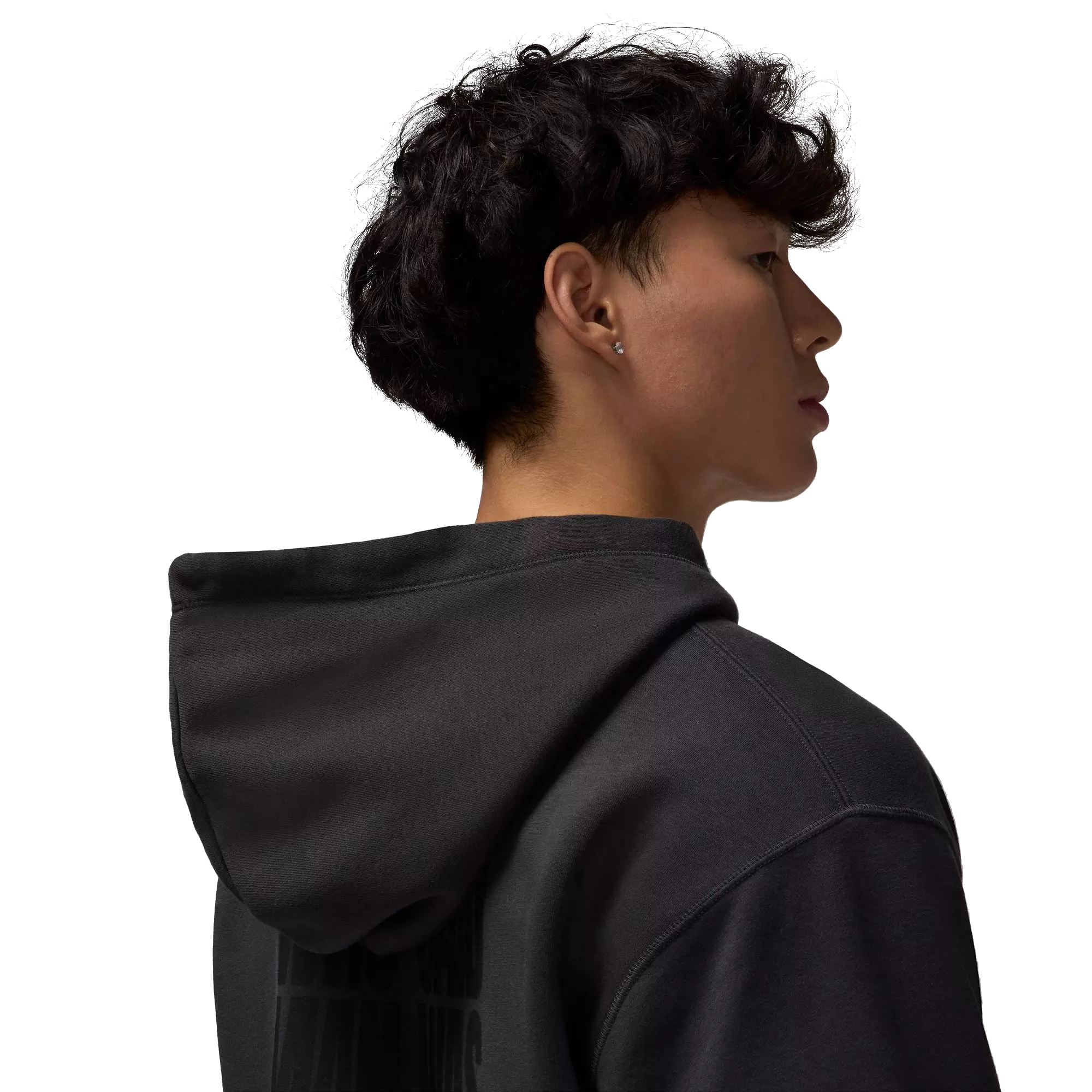 Jordan Men's Brooklyn Fleece Pullover Hoodie-Black - BLACK