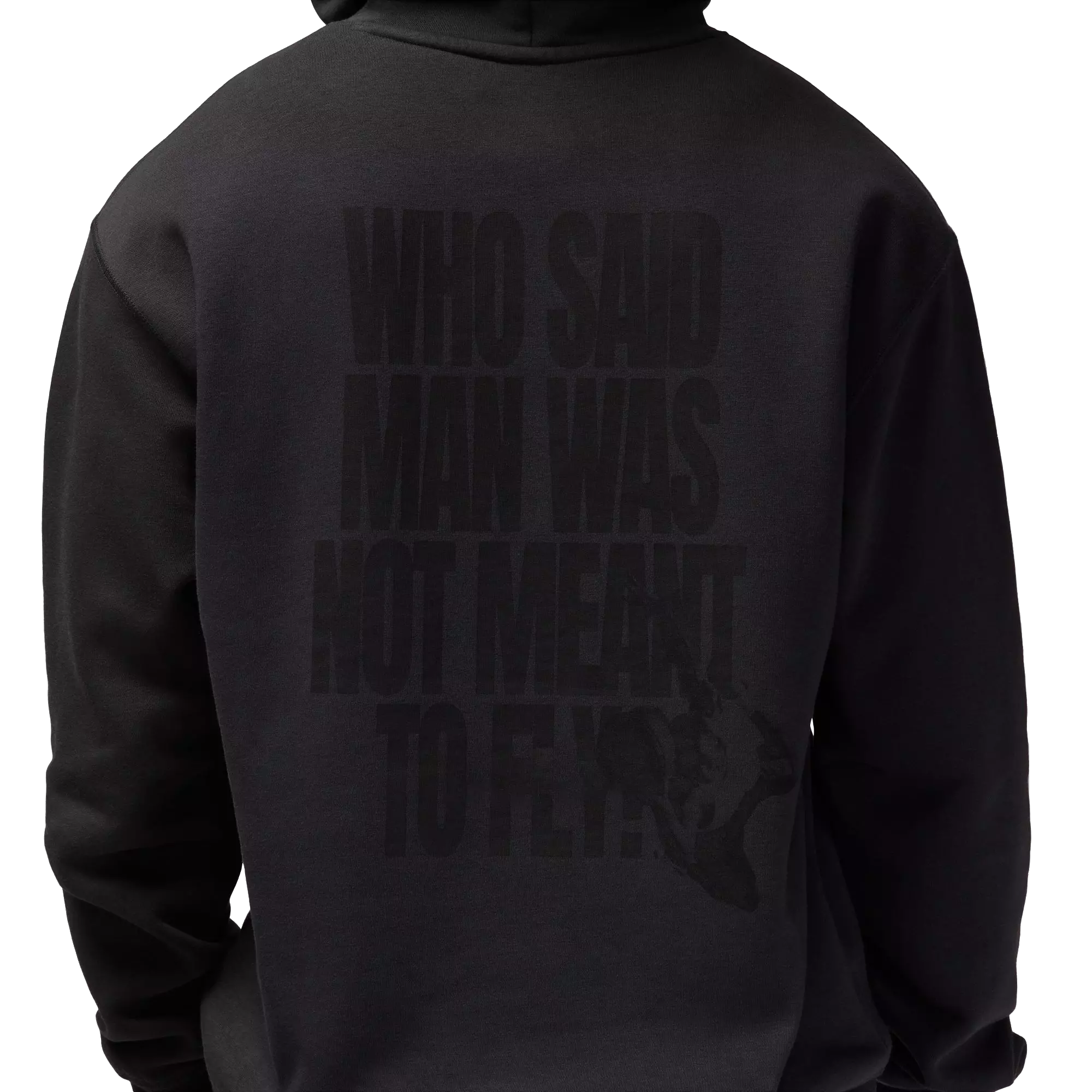 Jordan Men's Brooklyn Fleece Pullover Hoodie-Black - BLACK