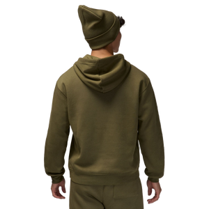 Jordan Men's Essentials Fleece Hoodie-Olive