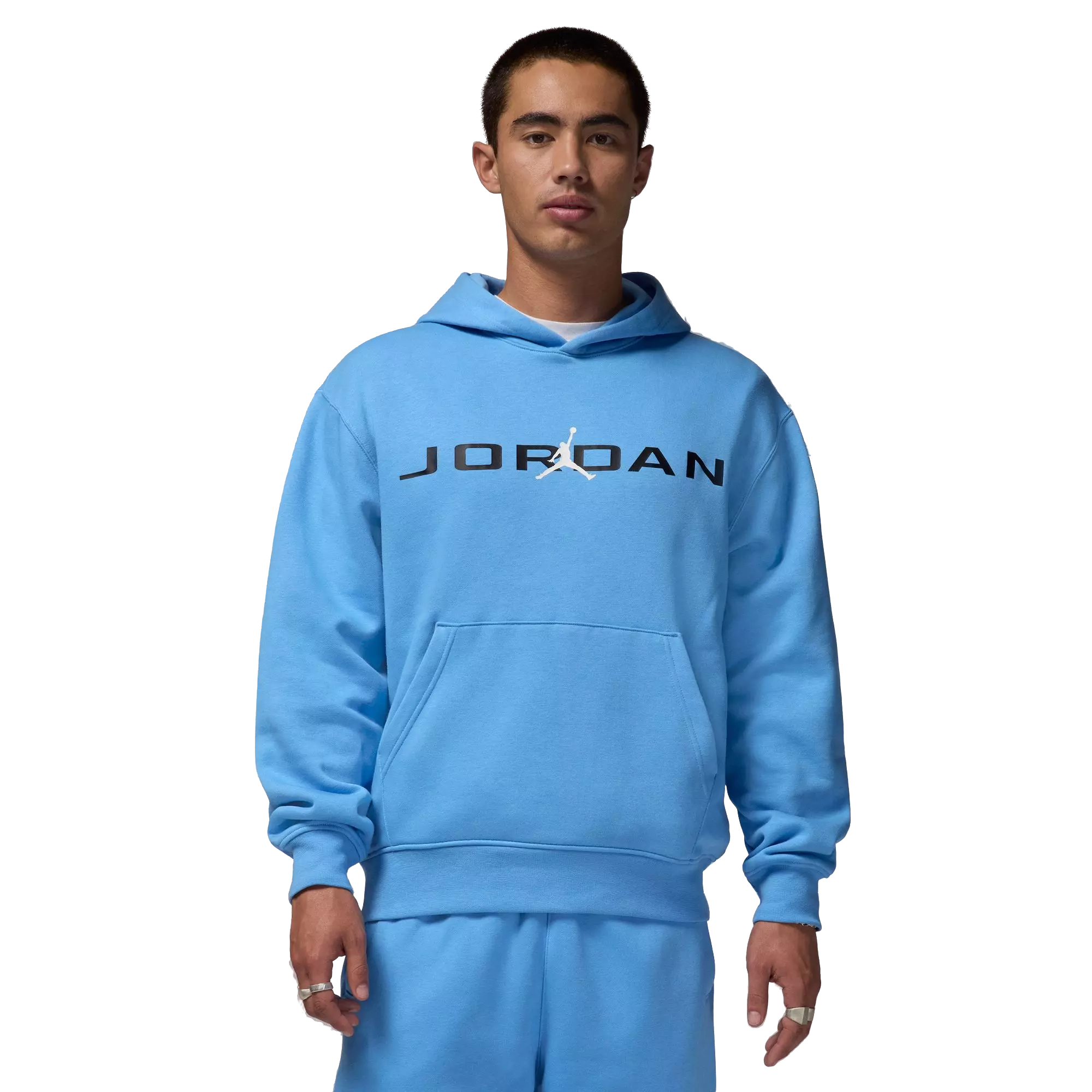 Jordan Men's Essentials Fleece Hoodie - Blue - BLUE