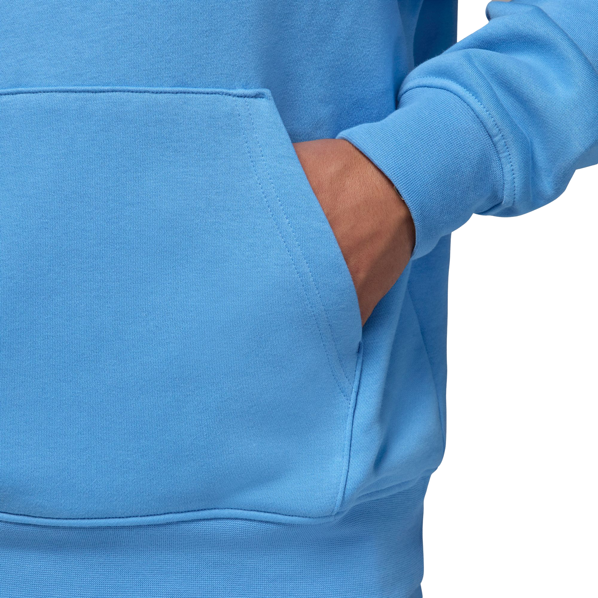 Jordan Men's Essentials Fleece Hoodie - Blue - BLUE Thumbnail View 4