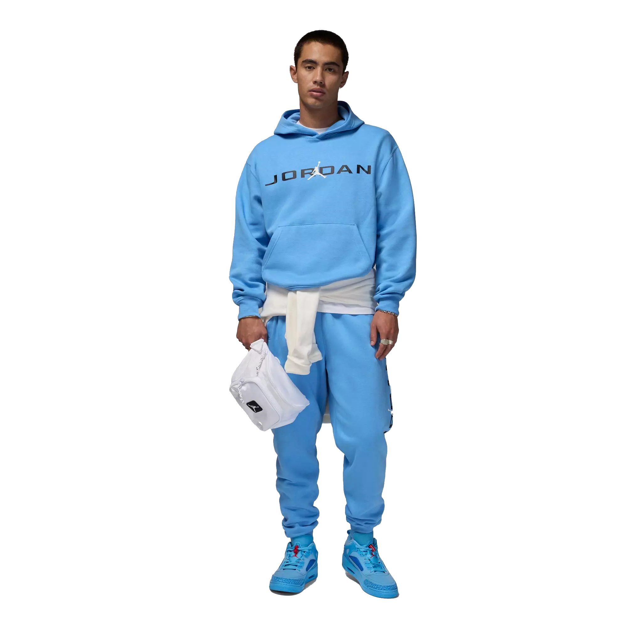 Jordan Men's Essentials Fleece Hoodie - BLUE