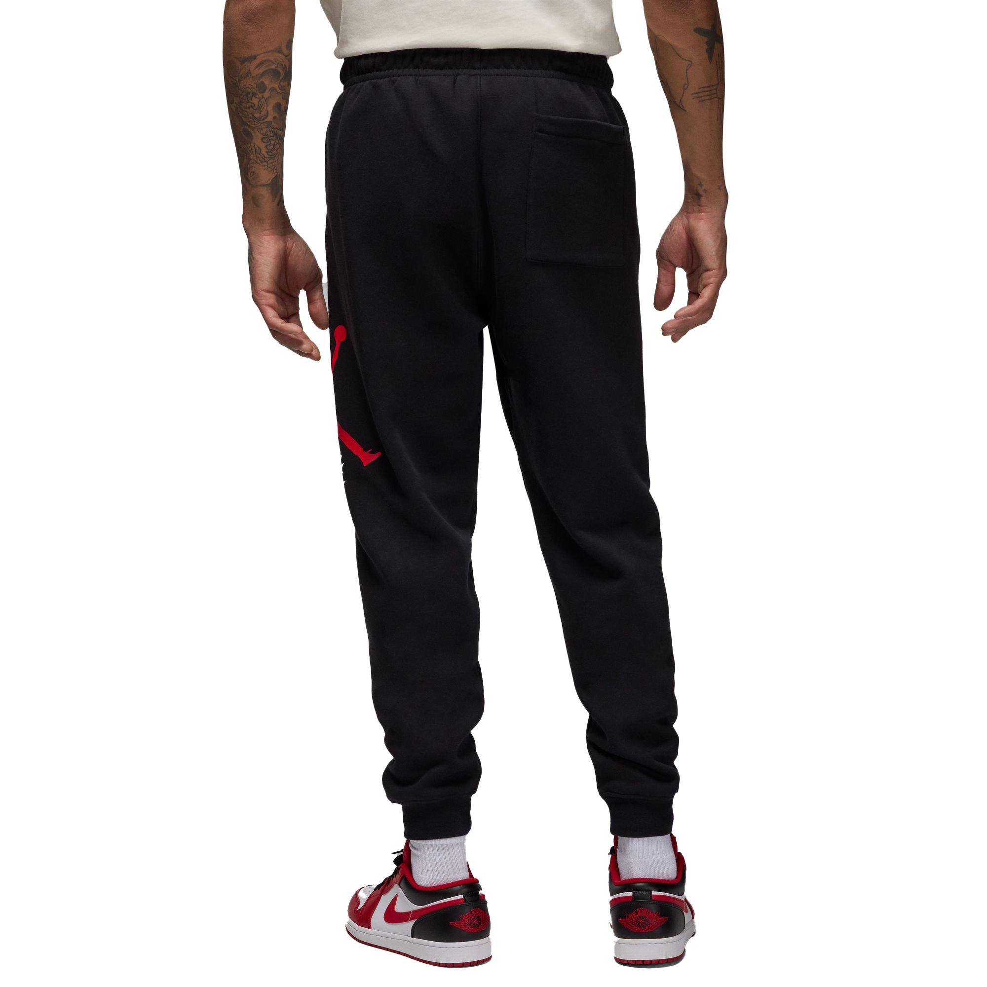 Jordan Men's Essentials Fleece Baseline Pants - BLACK Thumbnail View 2