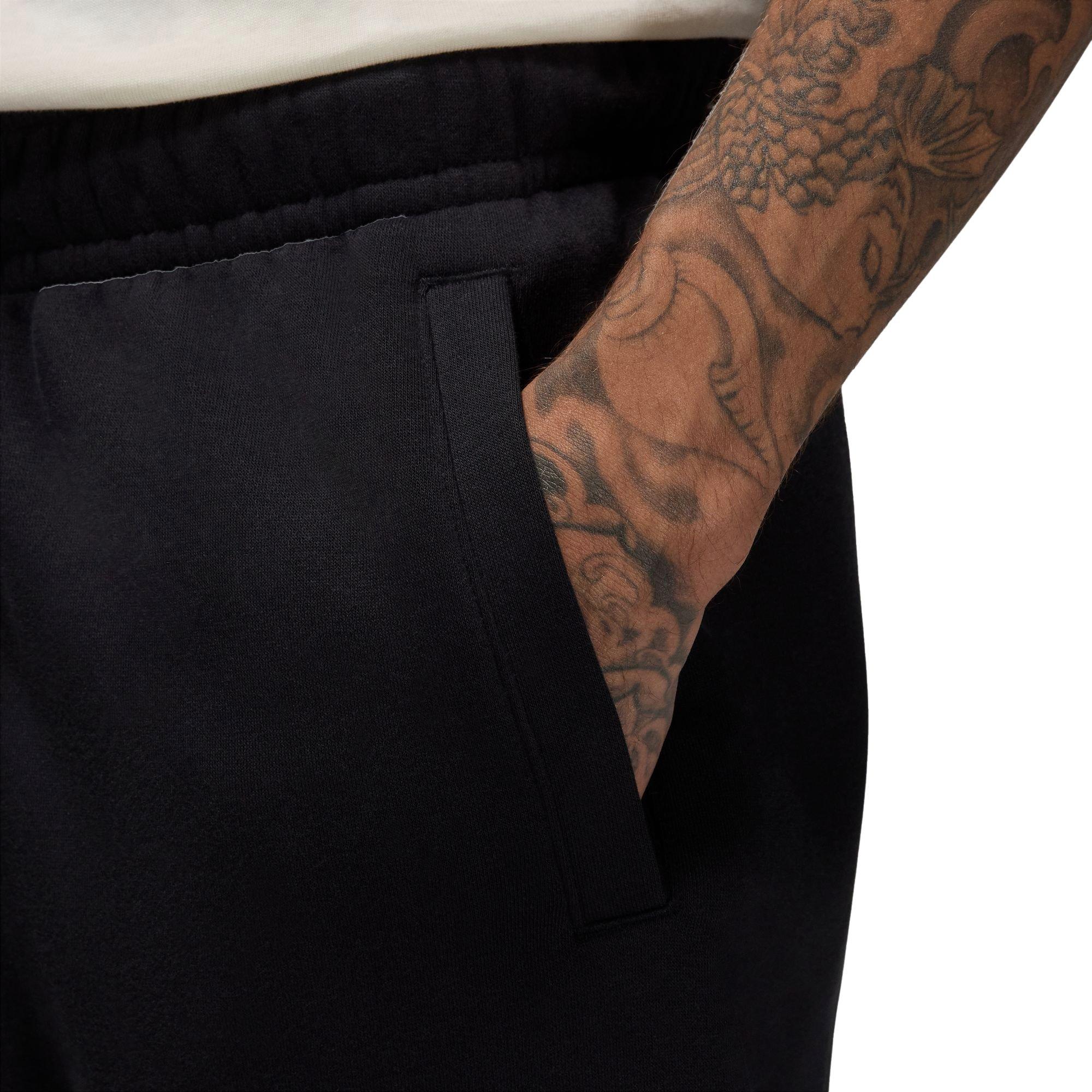 Jordan Men's Essentials Fleece Baseline Pants - BLACK Thumbnail View 3