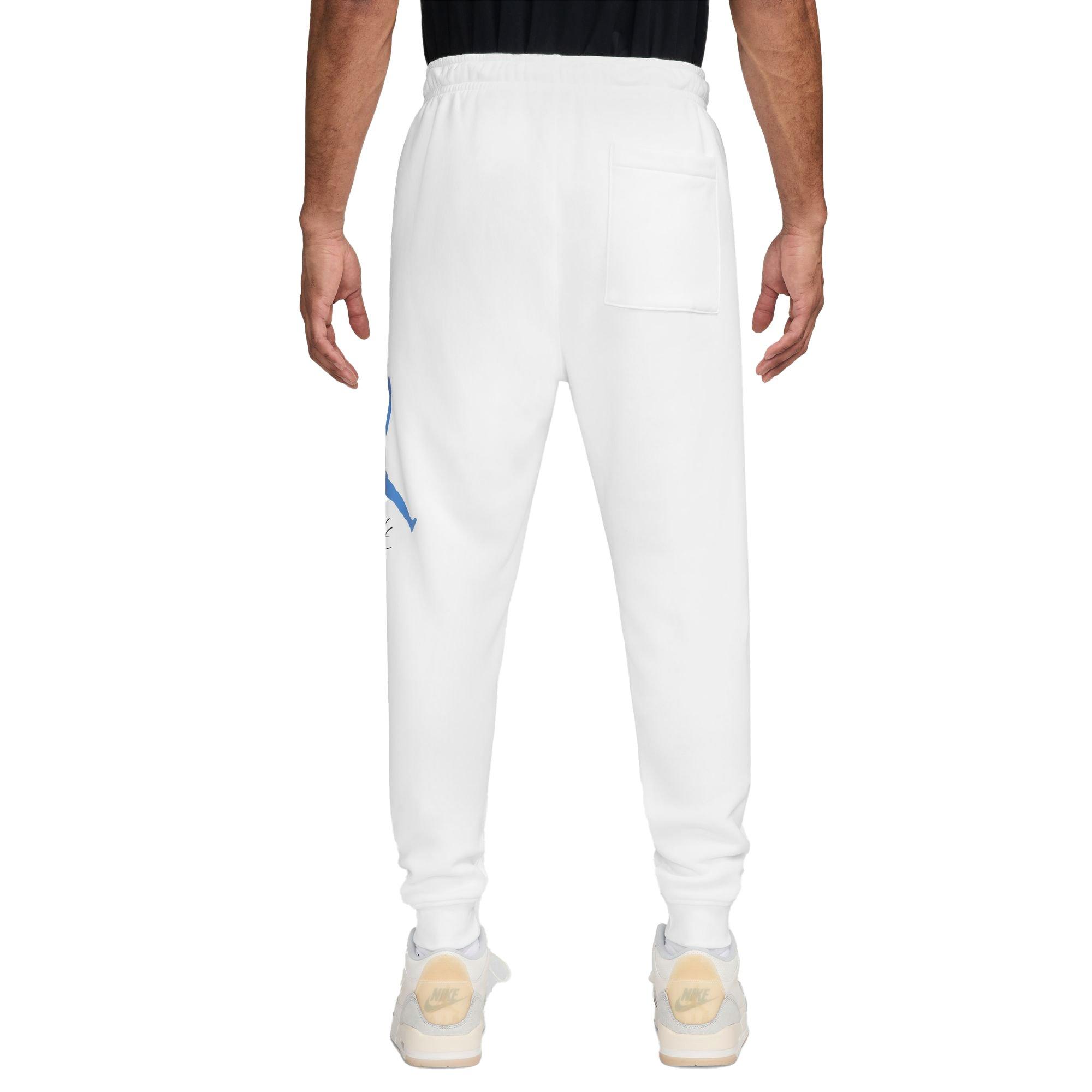 Jordan Men's Essentials Fleece Baseline Pants-White - WHITE Thumbnail View 2