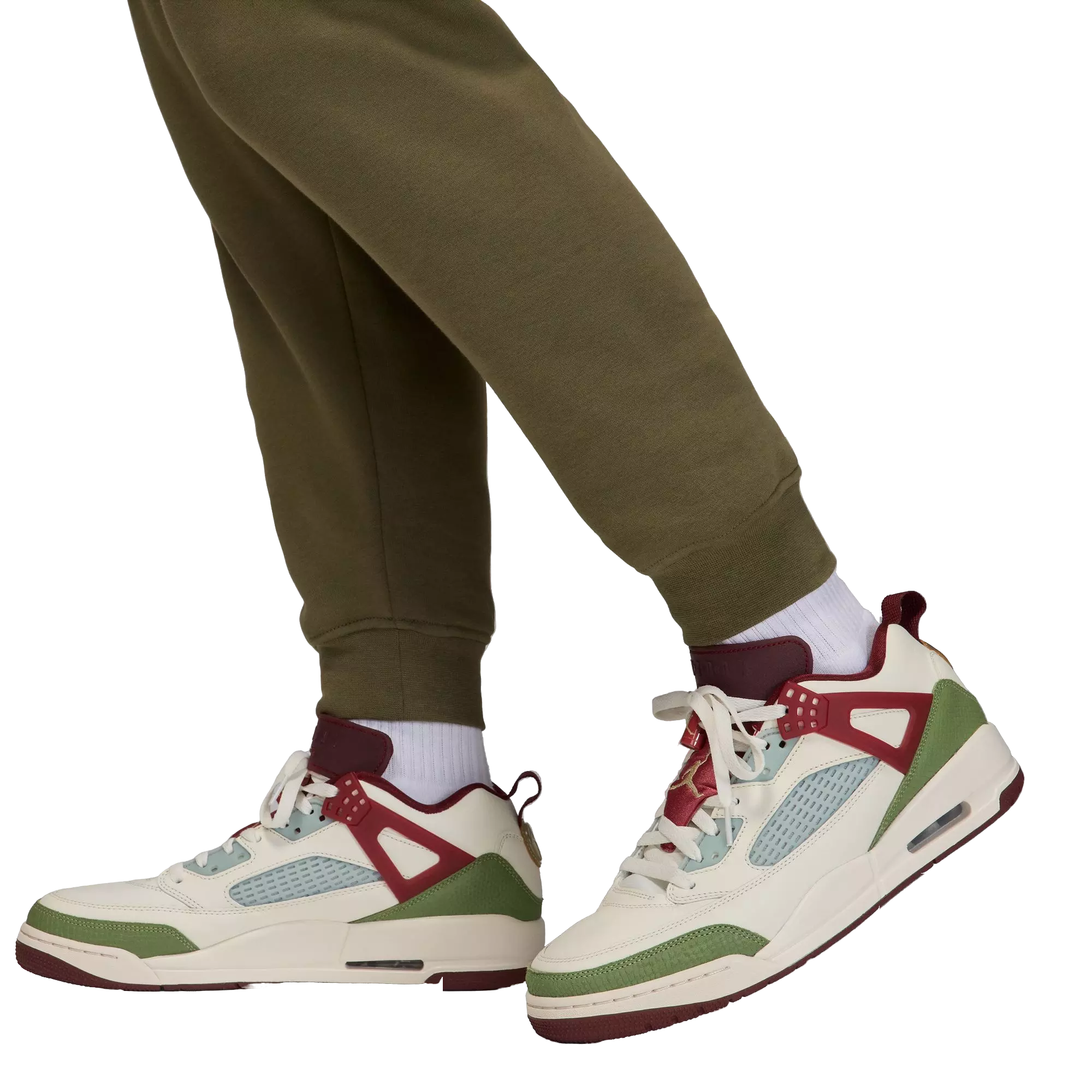 Jordan Men's Essentials Fleece Joggers-Olive - OLIVE